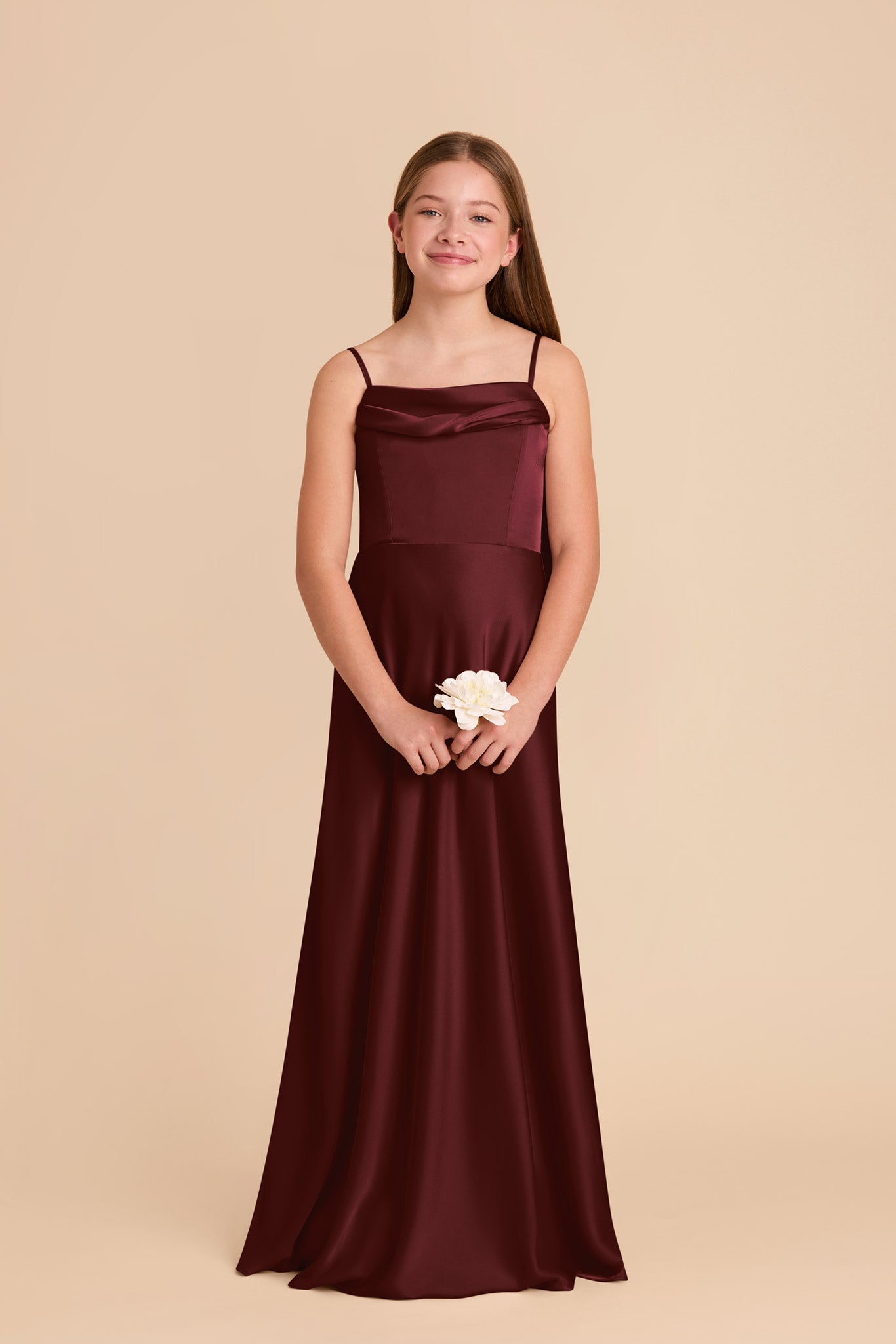 Junior Matte Satin Dress - Off-the-Shoulder & Strapless | Mimi