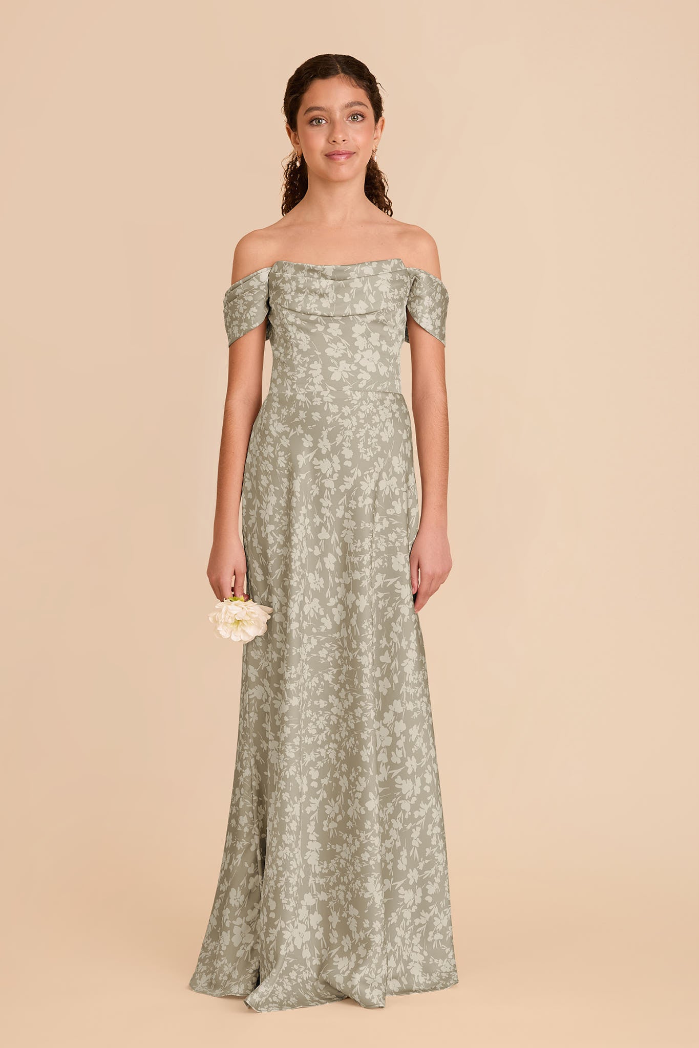 Junior Matte Satin Dress - Off-the-Shoulder or Strapless | Mimi