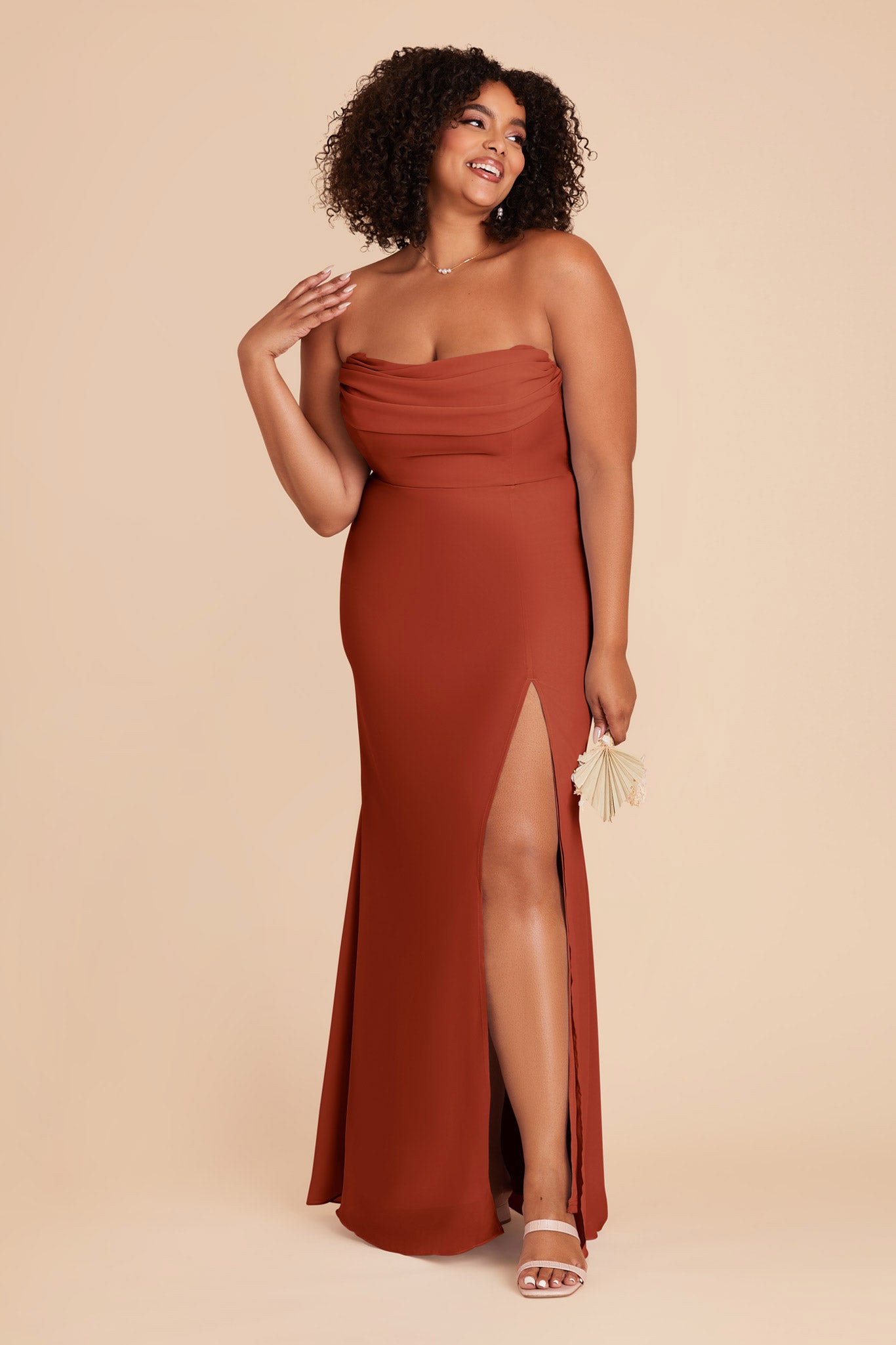 Convertible Dress with Cowl Detail & Removable Sleeves | Mira