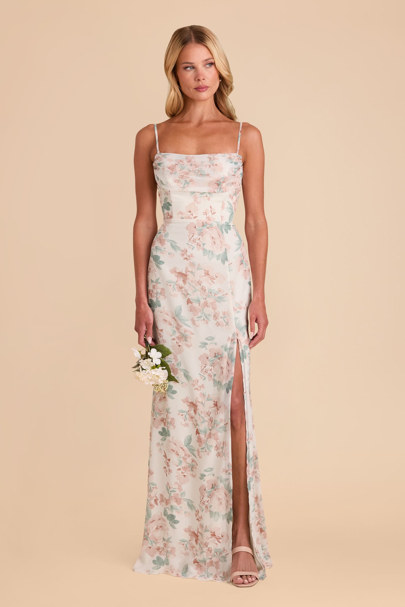 Convertible Wrap Dress with Cowl Detail & Removable Sleeves | Mira