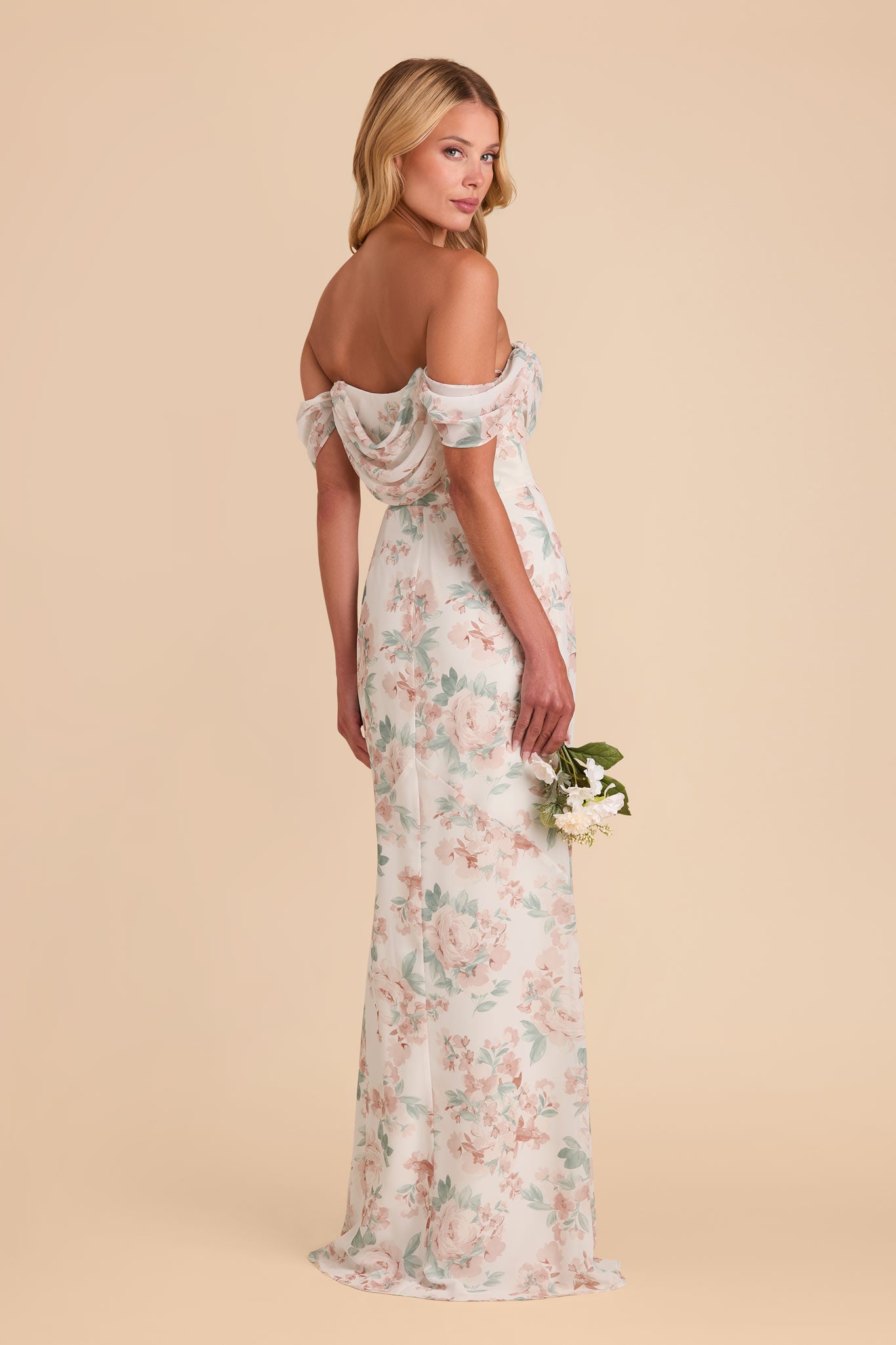 Convertible Wrap Dress with Cowl Detail & Removable Sleeves | Mira