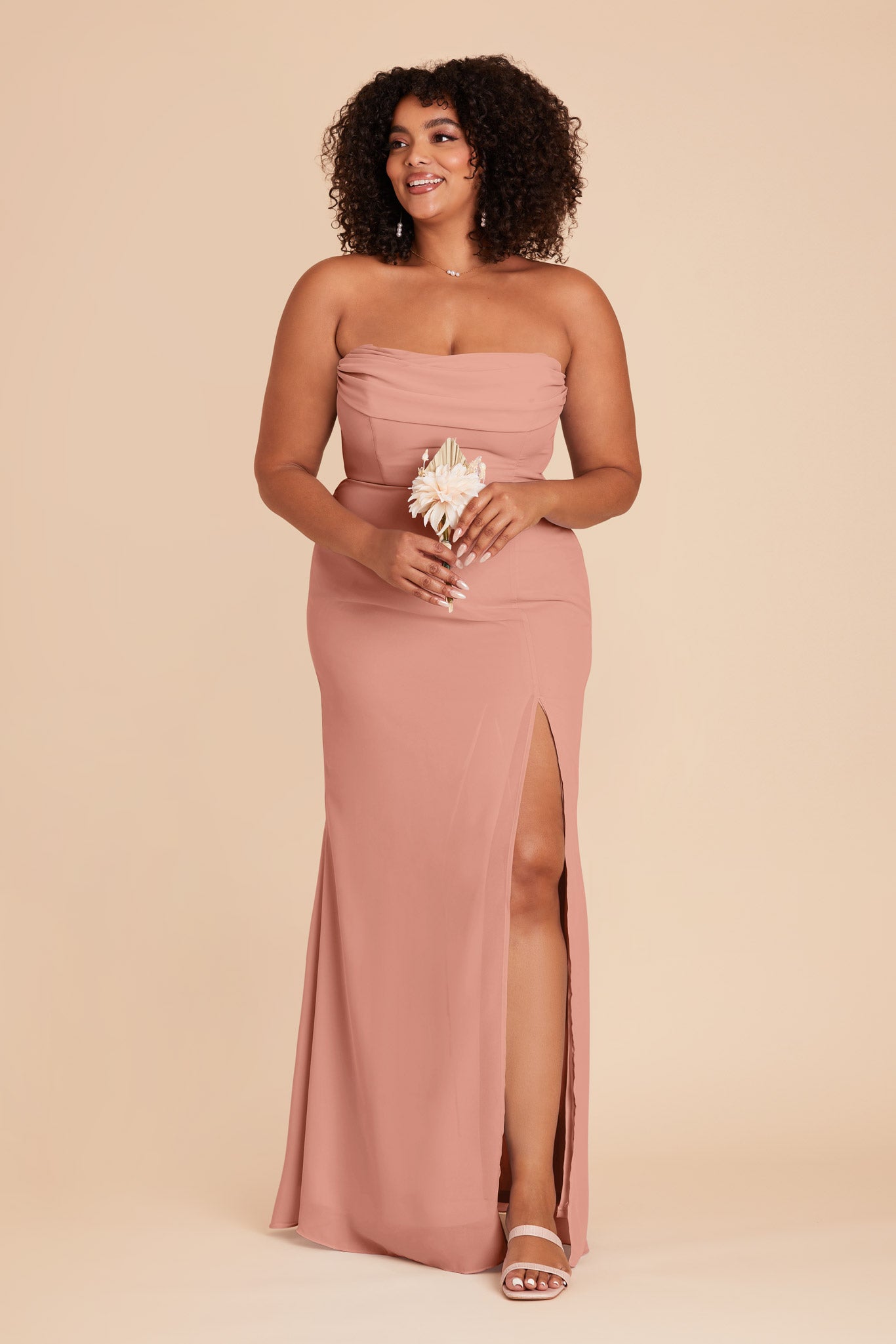 Convertible Dress with Cowl Detail & Removable Sleeves | Mira