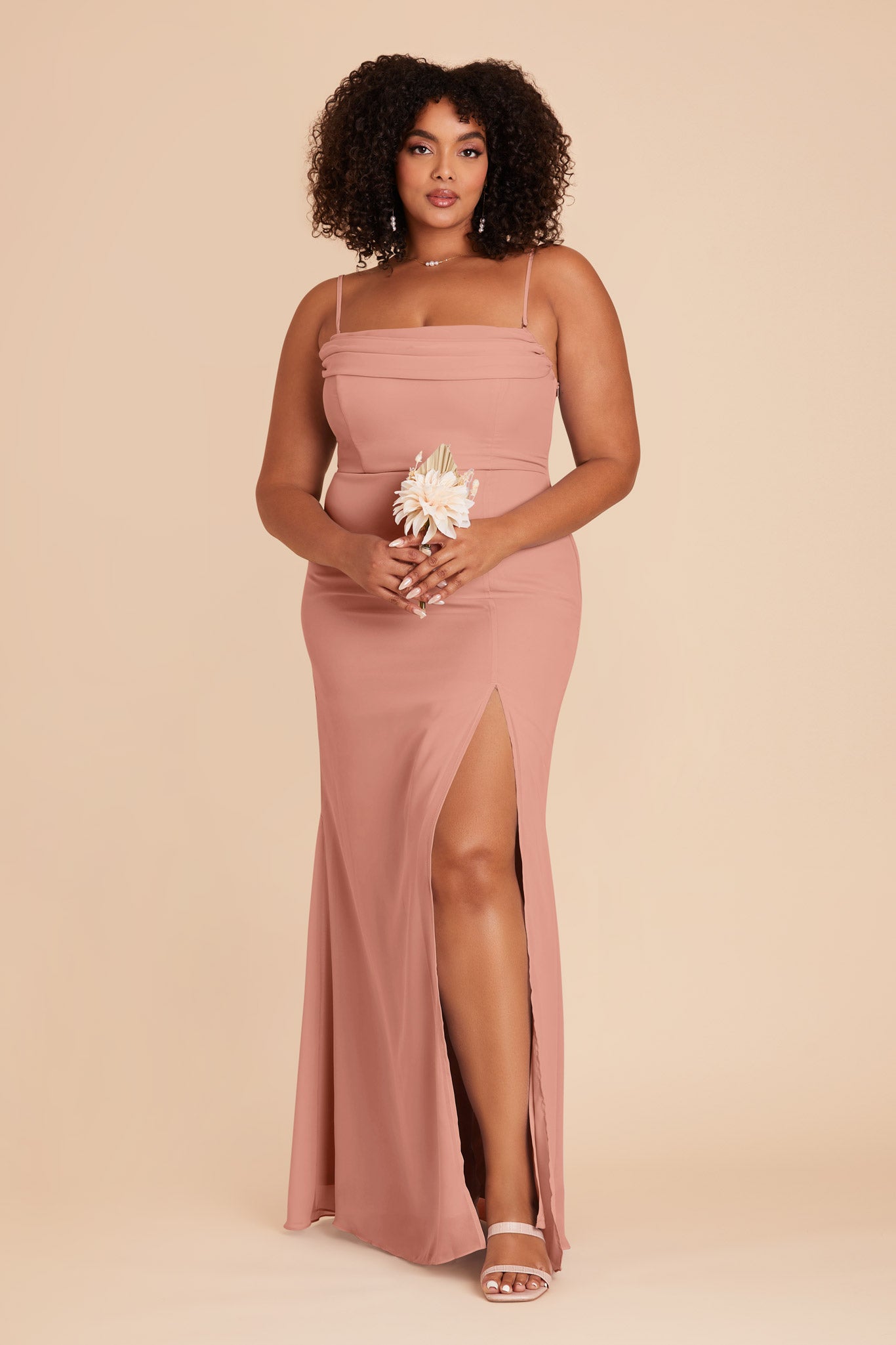 Convertible Dress with Cowl Detail & Removable Sleeves | Mira