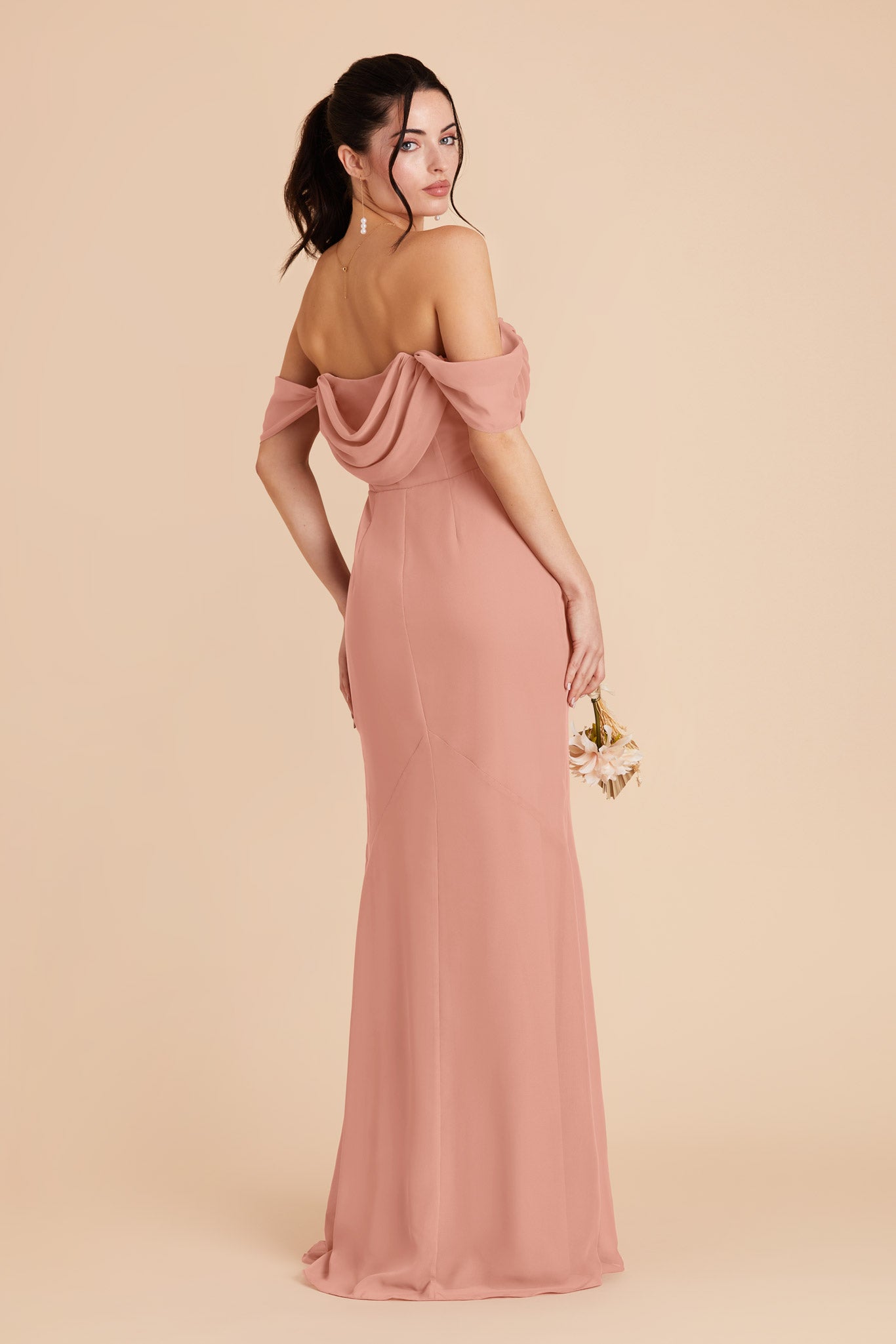 Convertible Dress with Cowl Detail & Removable Sleeves | Mira