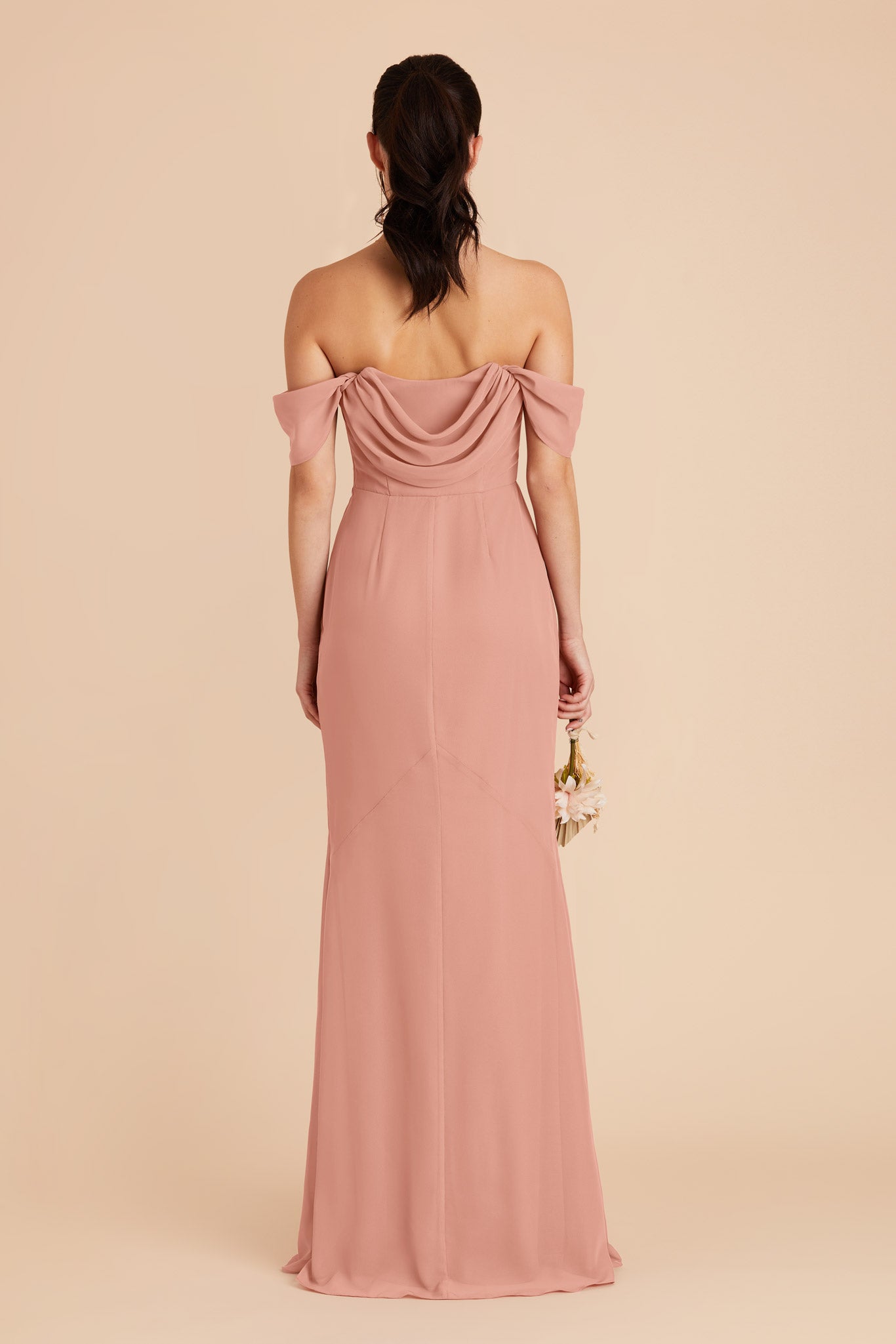 Convertible Dress with Cowl Detail & Removable Sleeves | Mira