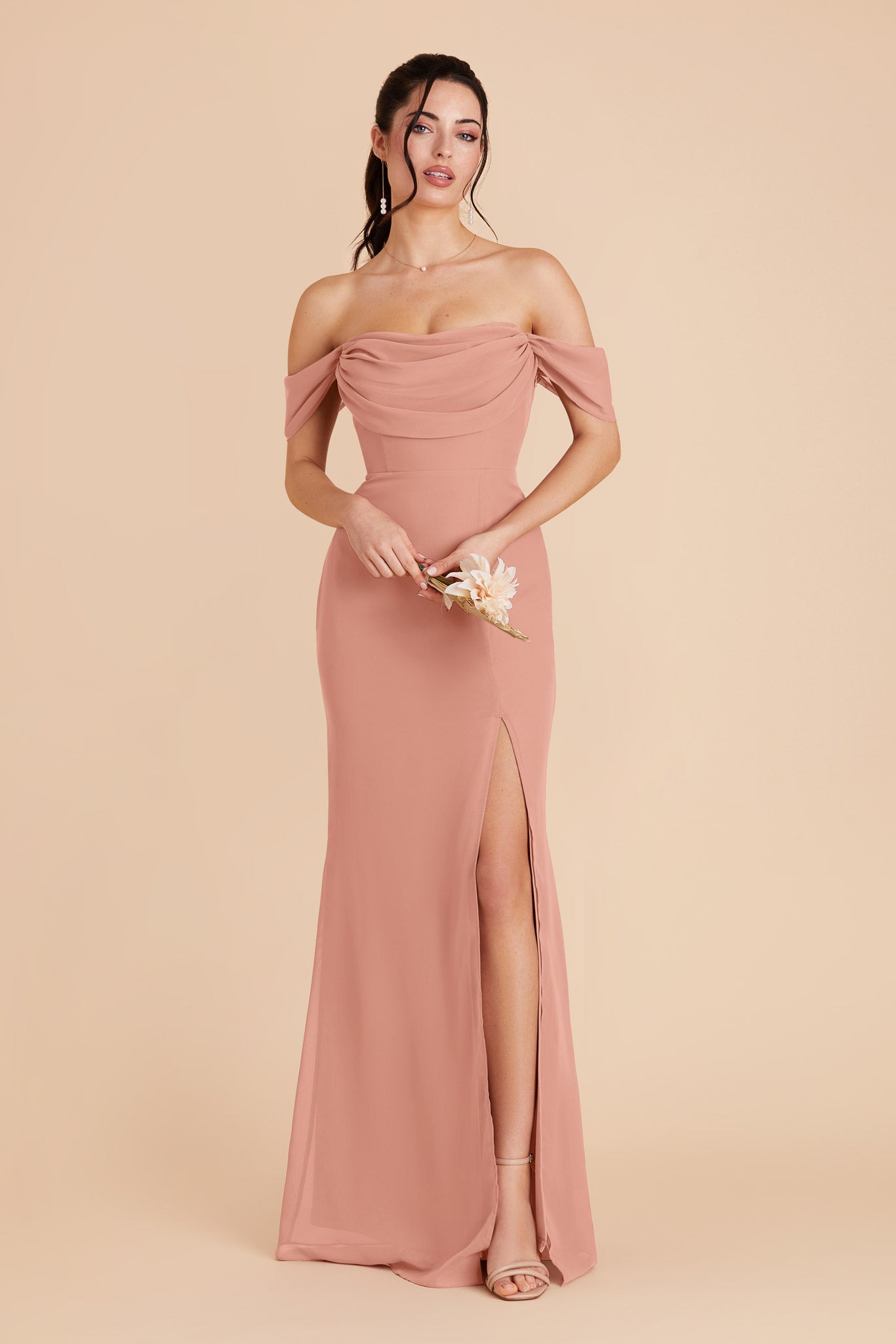 Convertible Dress with Cowl Detail & Removable Sleeves | Mira
