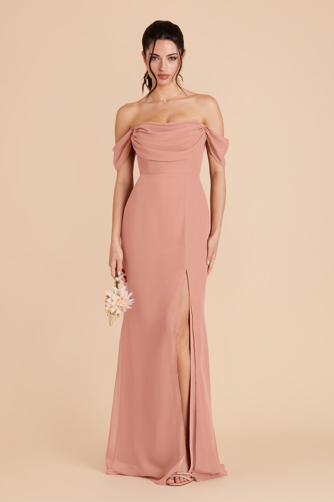 Convertible Dress with Cowl Detail & Removable Sleeves | Mira