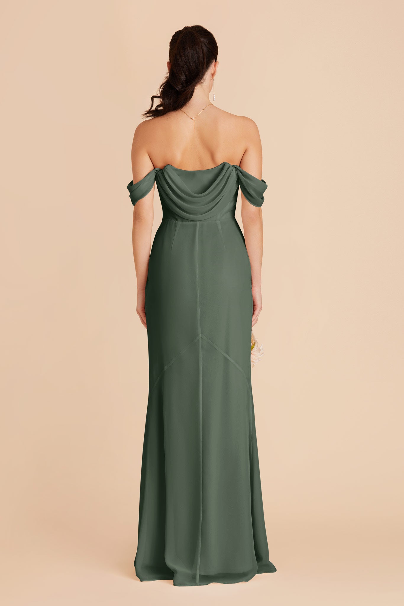 Convertible Dress with Cowl Detail & Removable Sleeves | Mira