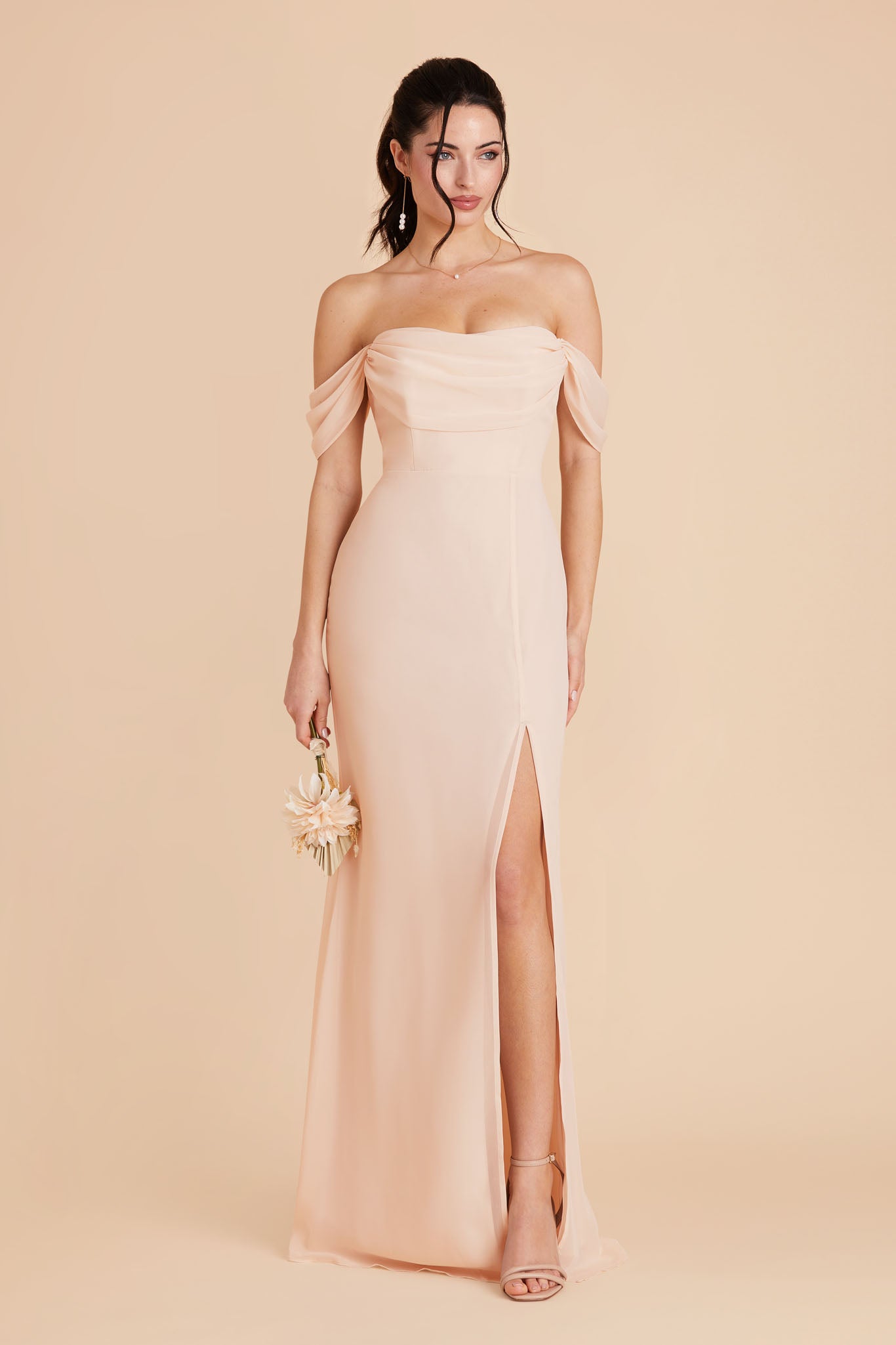 Convertible Dress with Removable Sleeves & Cowl Detail | Mira