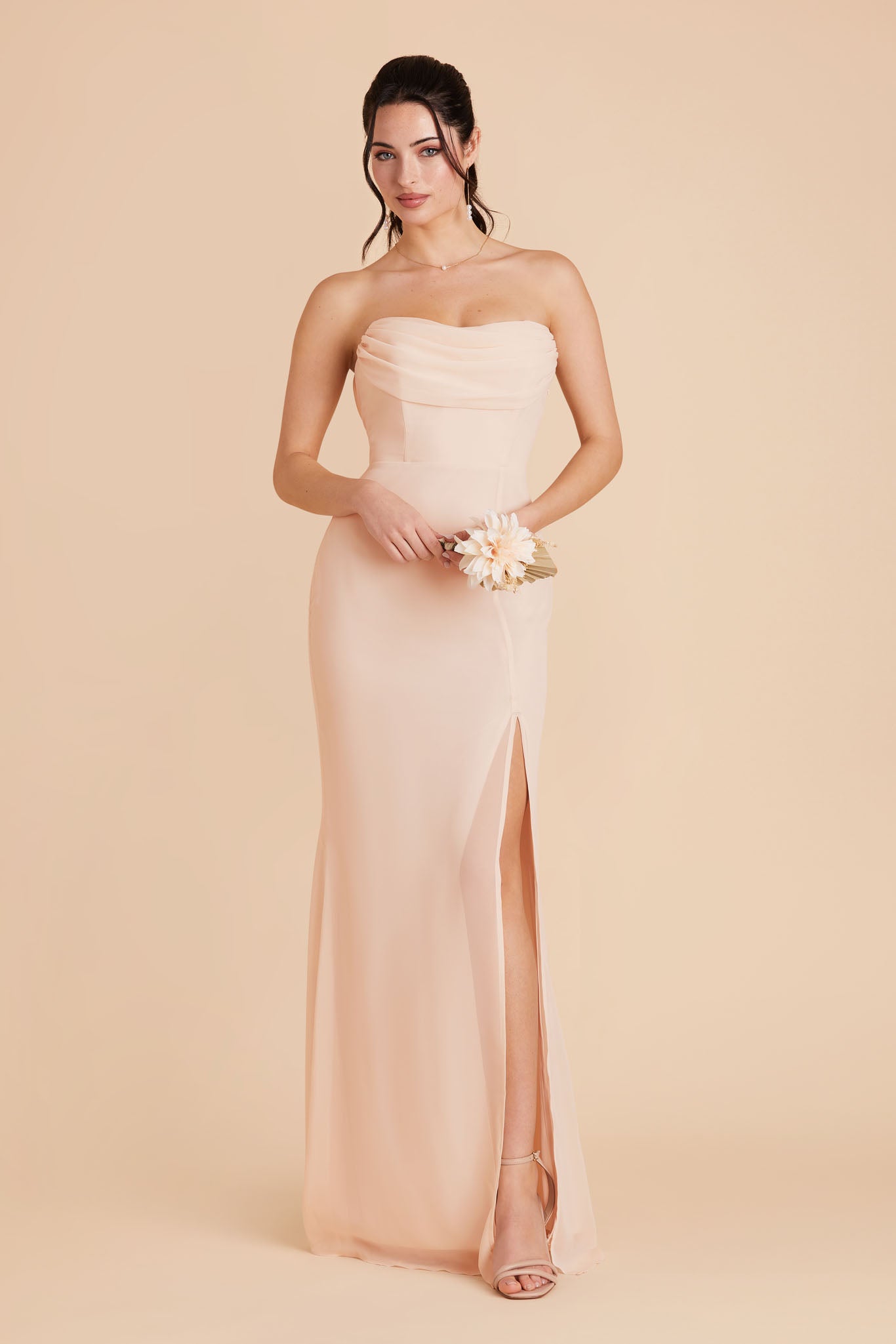 Convertible Dress with Removable Sleeves & Cowl Detail | Mira