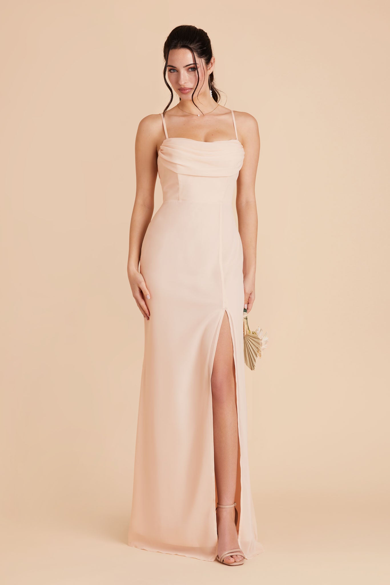 Convertible Dress with Removable Sleeves & Cowl Detail | Mira