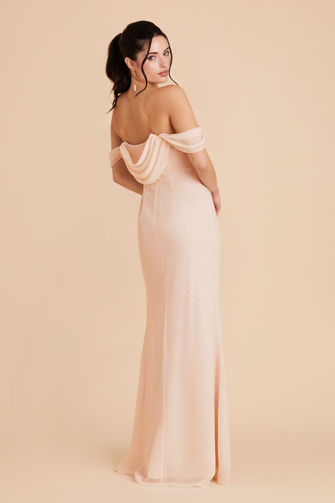 Convertible Dress with Removable Sleeves & Cowl Detail | Mira