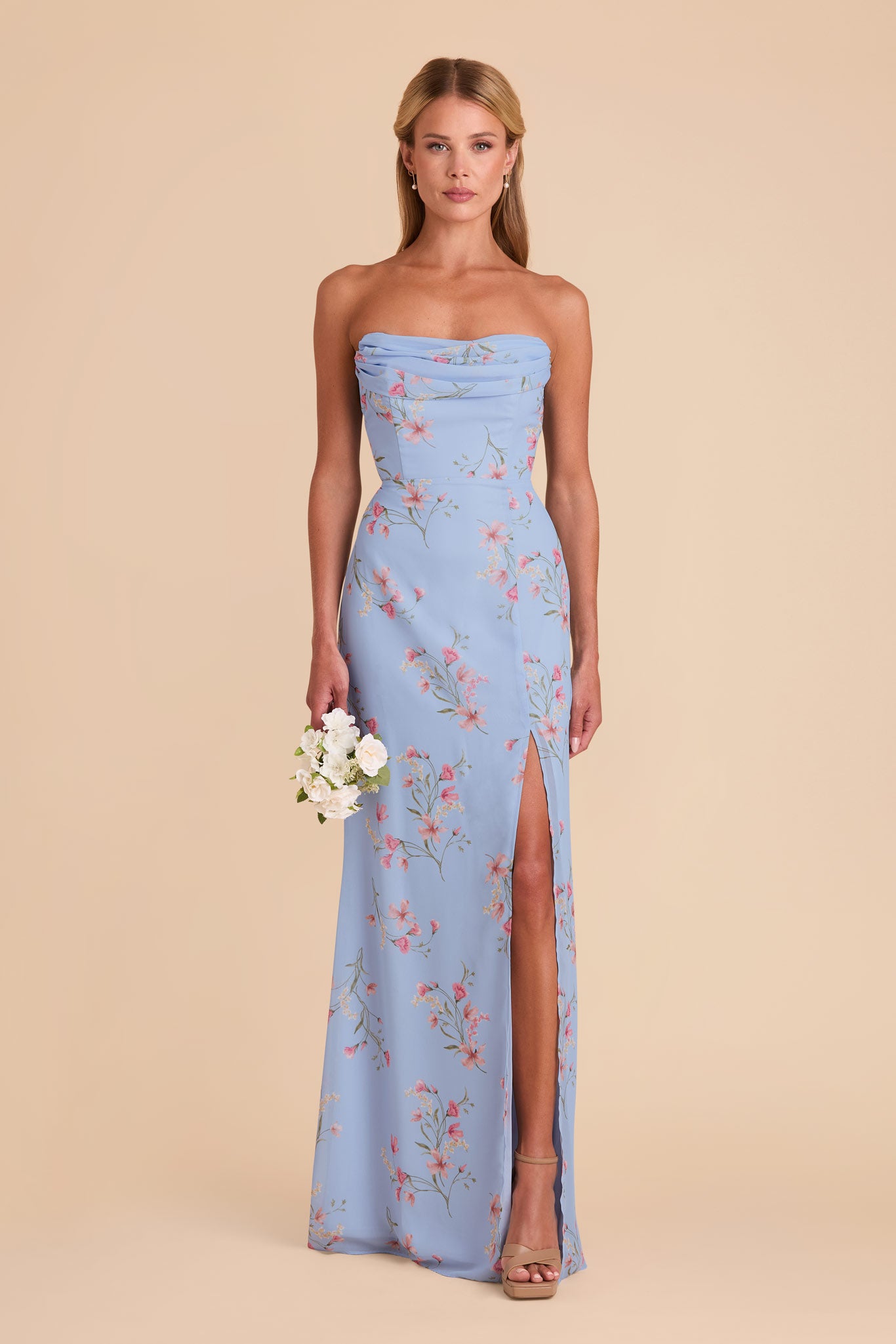 Convertible Dress with Removable Sleeves & Cowl Detail | Mira Le Fleur