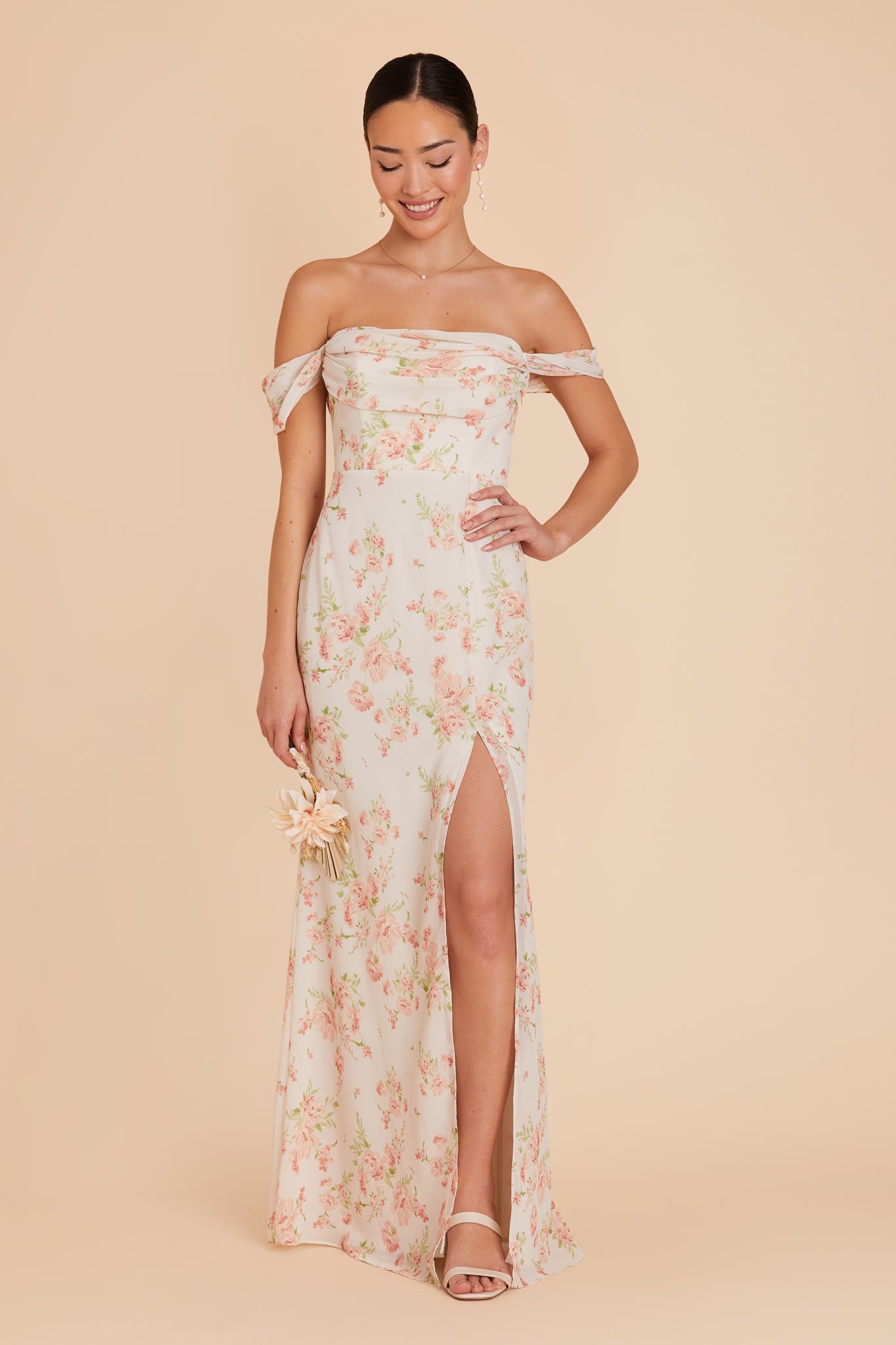 Convertible Dress with Removable Sleeves & Cowl Detail | Mira Blooms