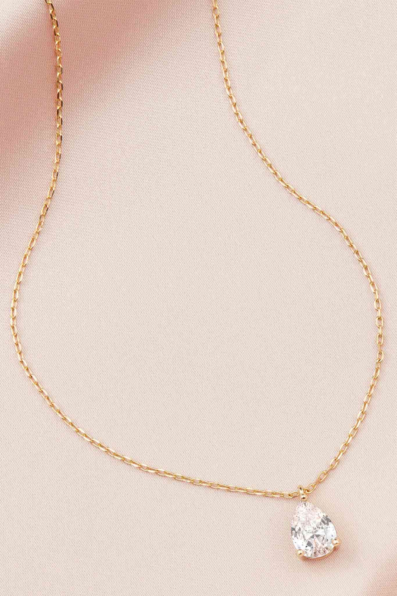 Minimalist Gold Pendant Necklace | Montpellier