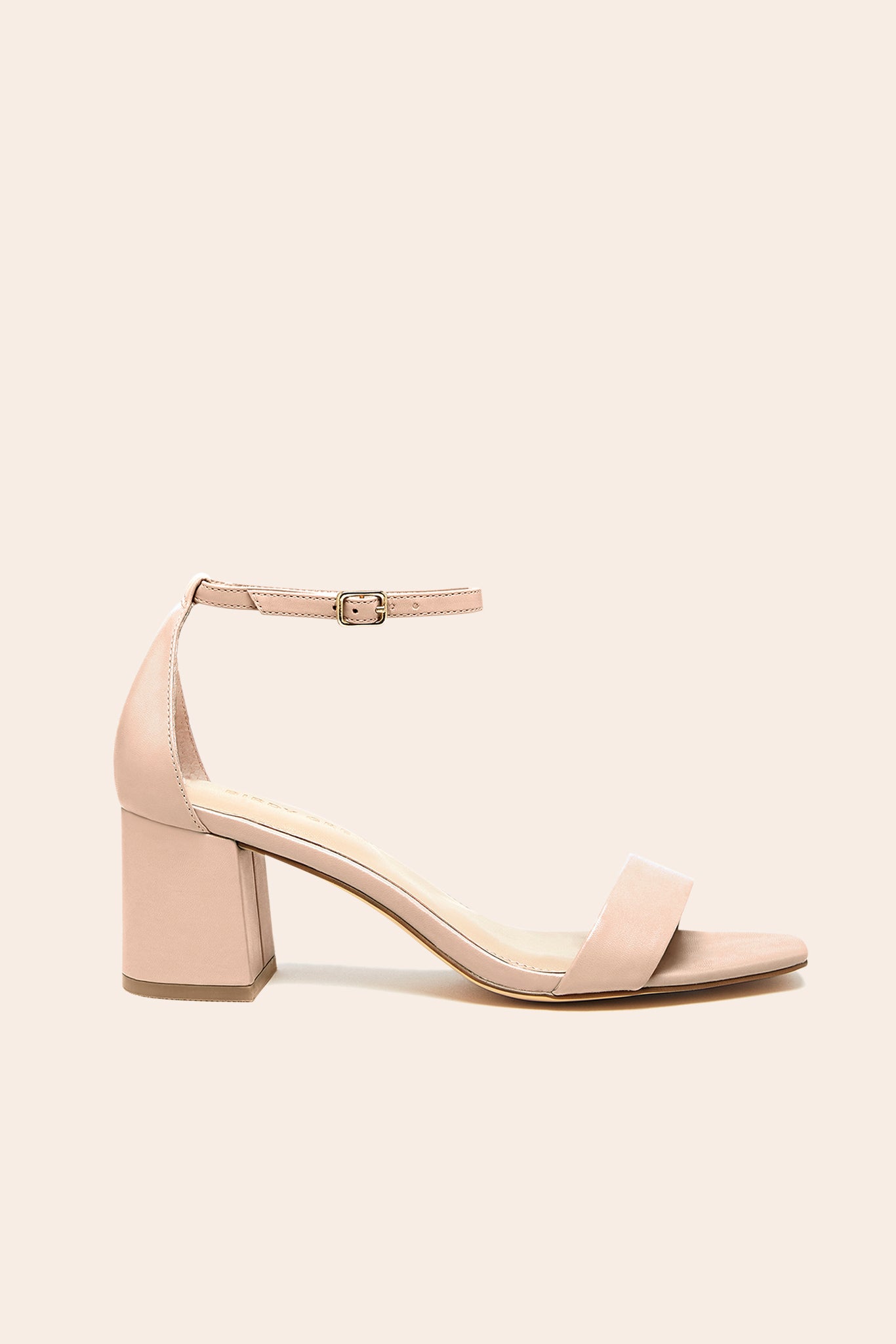 Comfortable Chunky Heel Bridesmaid Shoes 2.5-Inch | Natalie Nude Blush