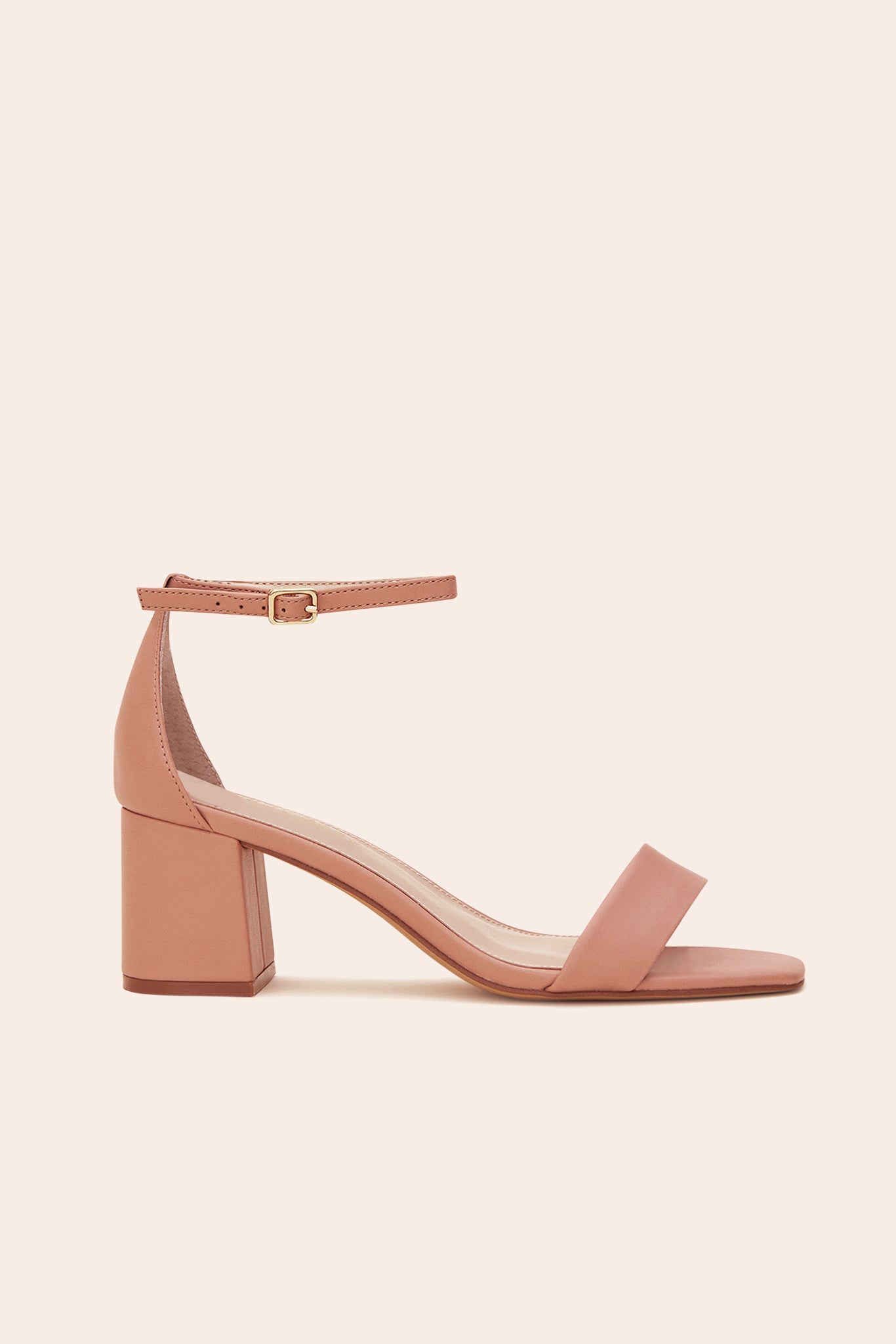 Chunky Heel Bridesmaid Shoes 2.5-Inch Block Heel | Natalie Rose Mauve