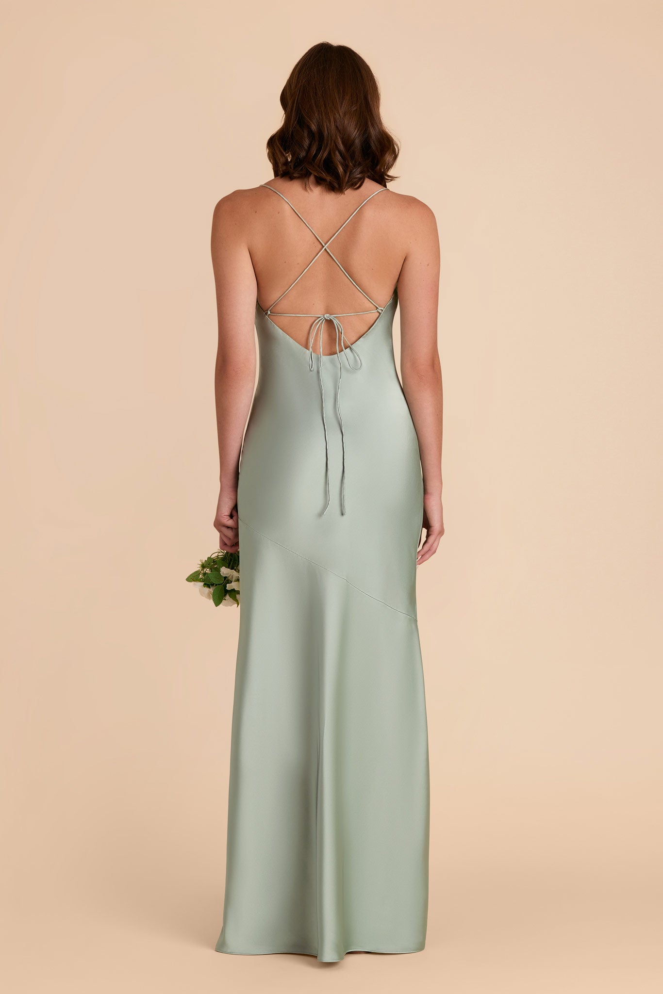Matte Satin Cowl Neck Dress | Olivia Sage Slip Dress