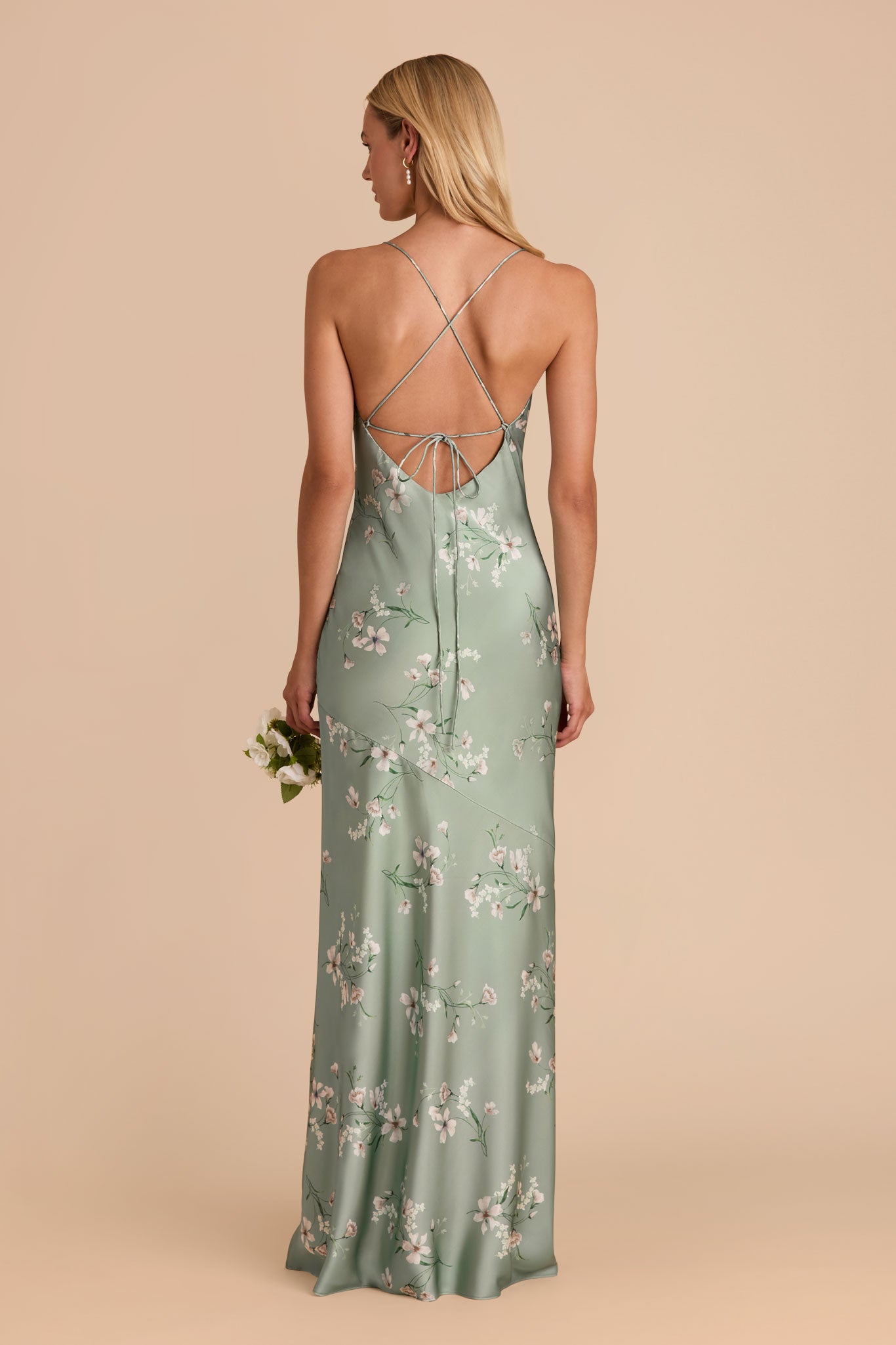 Matte Satin Slip Dress with Cowl Neck | Olivia Sage Le Fleur