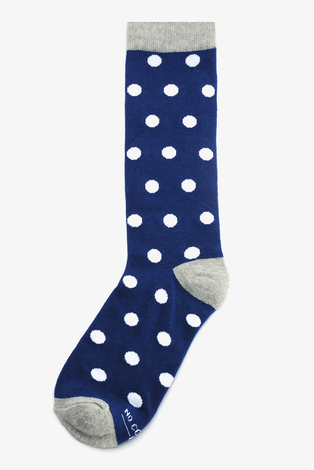 Polka Dot Groomsmen Socks - Blue | No Cold Feet