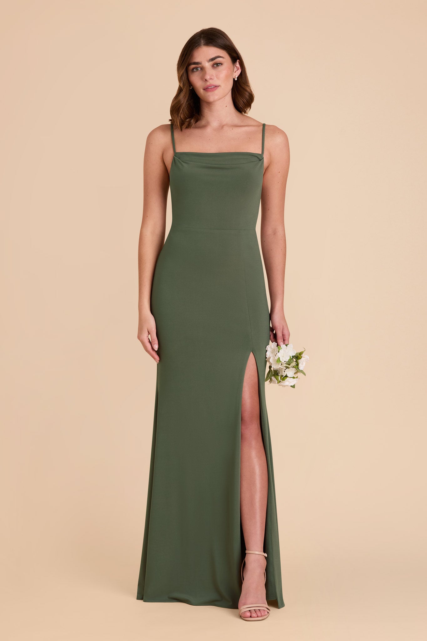 Elegant Cowl Neck Knit Dress for Bridesmaids | Ash Luxe