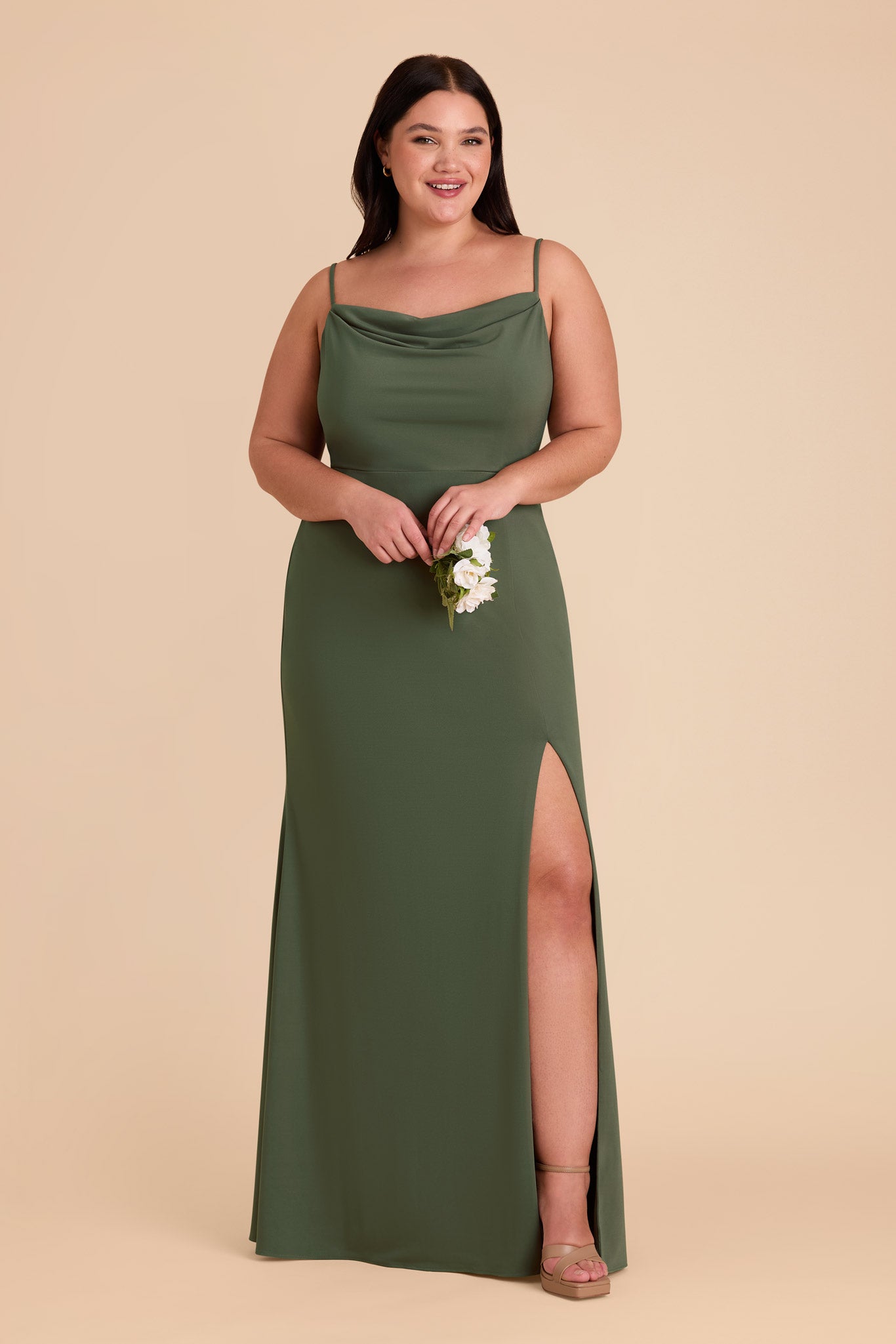 Elegant Cowl Neck Knit Dress for Bridesmaids | Ash Luxe