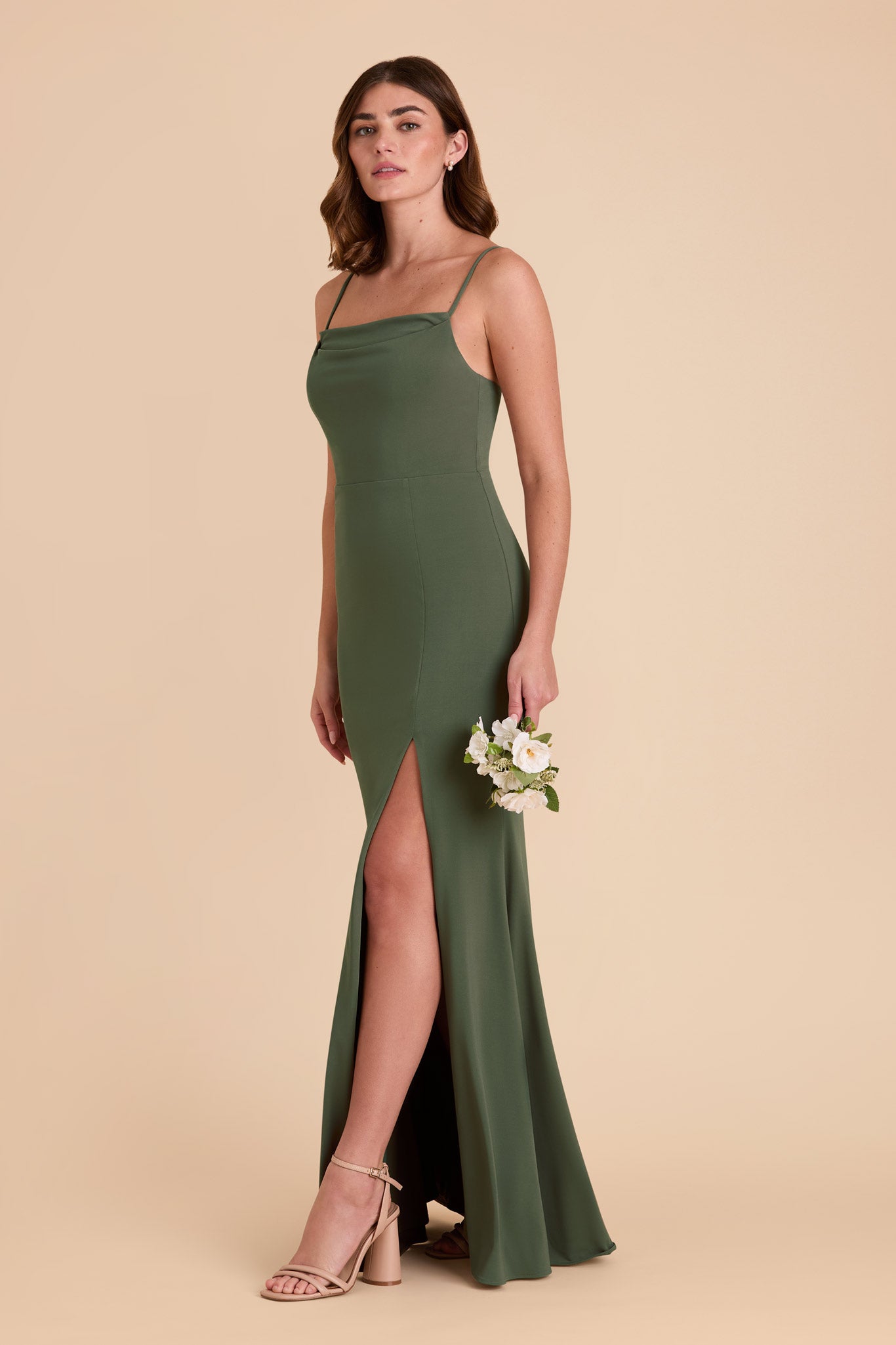 Elegant Cowl Neck Knit Dress for Bridesmaids | Ash Luxe