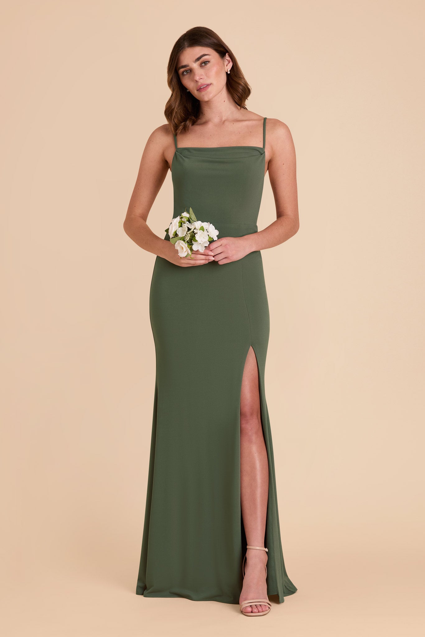 Elegant Cowl Neck Knit Dress for Bridesmaids | Ash Luxe