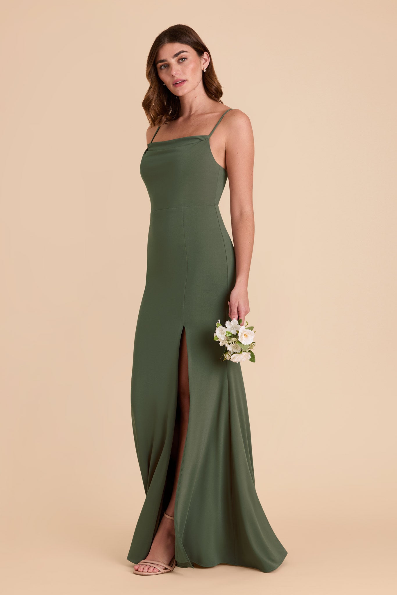 Elegant Cowl Neck Knit Dress for Bridesmaids | Ash Luxe