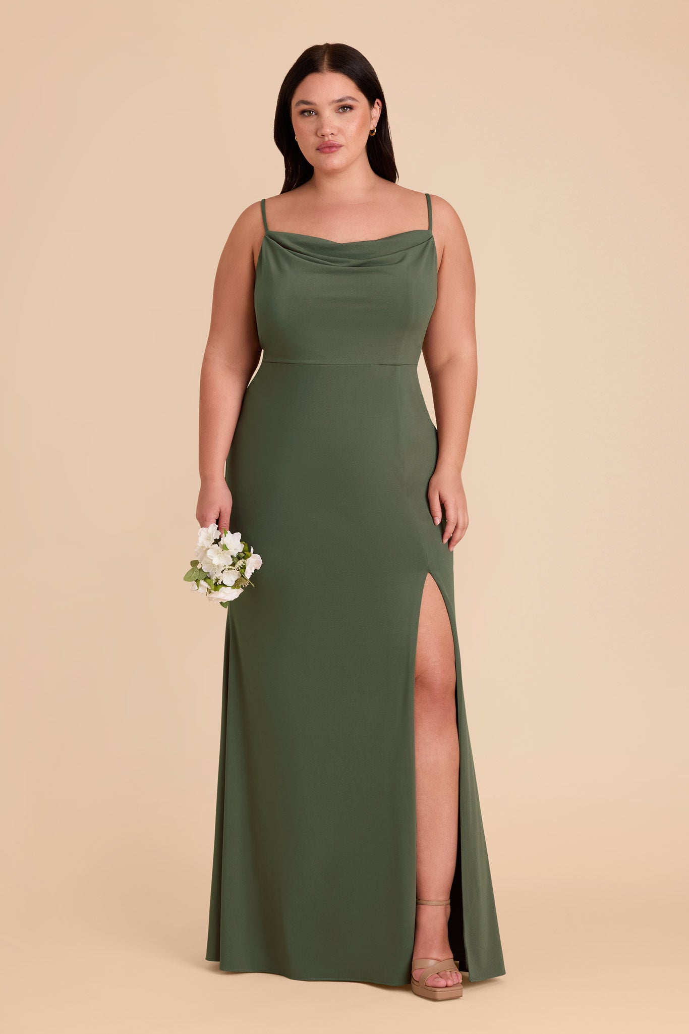 Elegant Cowl Neck Knit Dress for Bridesmaids | Ash Luxe