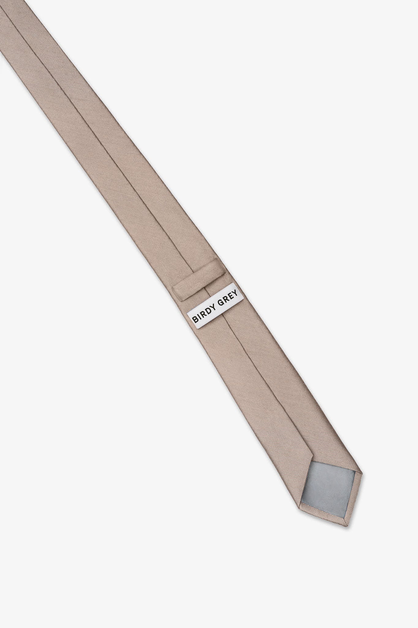 Taupe Silk Necktie for Groomsmen & Office | Simon