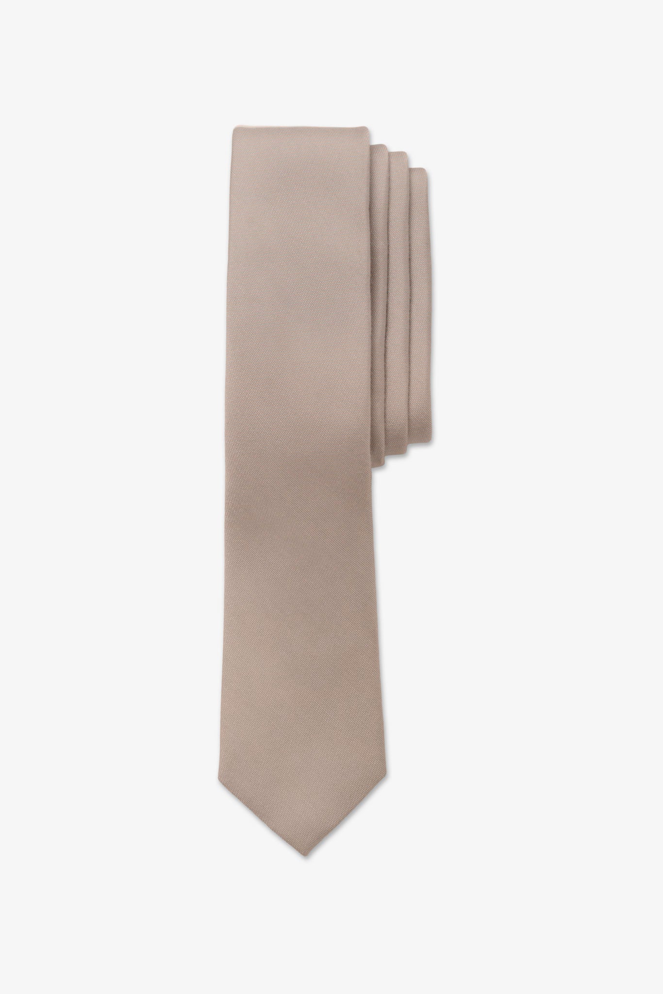 Taupe Silk Necktie for Groomsmen & Office | Simon