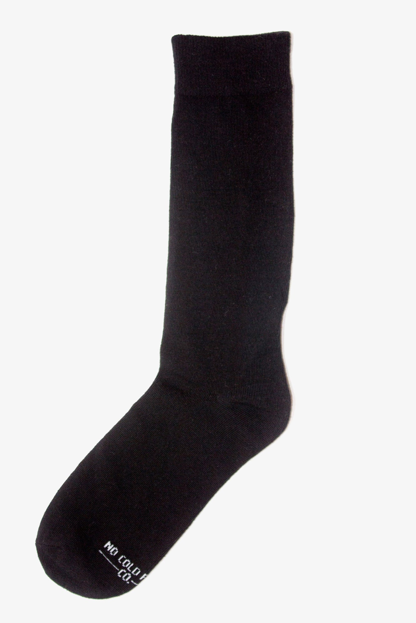 Black Solid Groomsmen Socks for Weddings | No Cold Feet