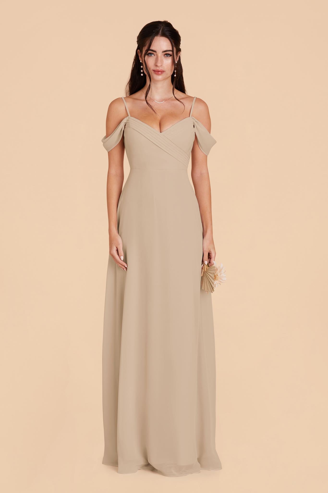 Off-the-Shoulder Convertible Dress with Pockets | Spence Almond