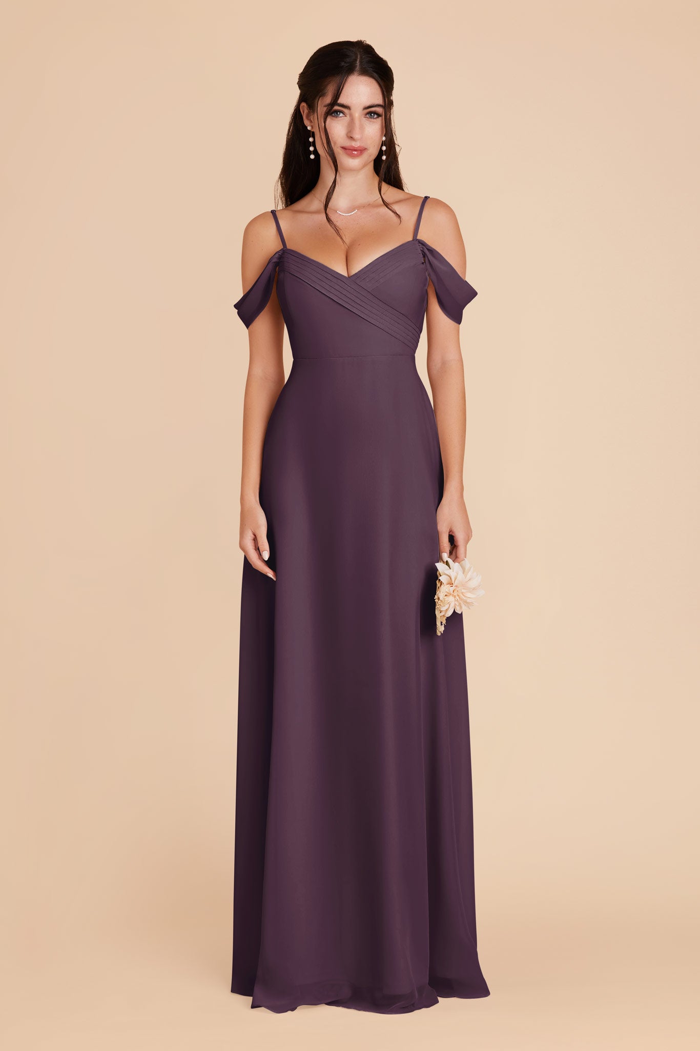 Off-the-Shoulder Convertible Dress with Pockets | Spence Plum