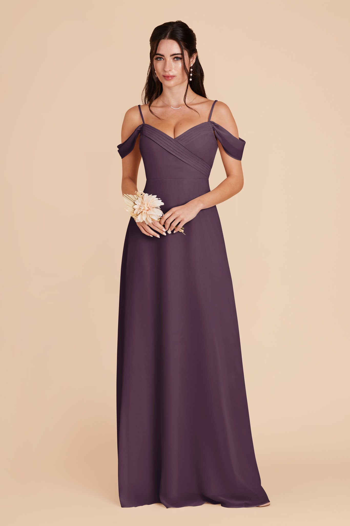 Off-the-Shoulder Convertible Dress with Pockets | Spence Plum
