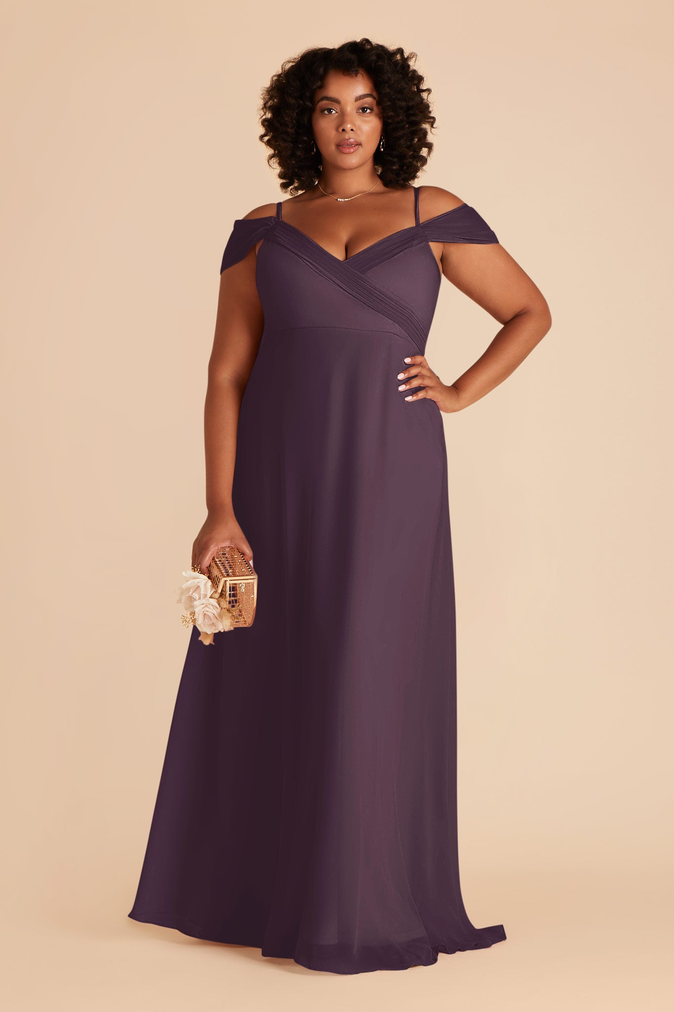 Off-the-Shoulder Convertible Dress with Pockets | Spence Plum