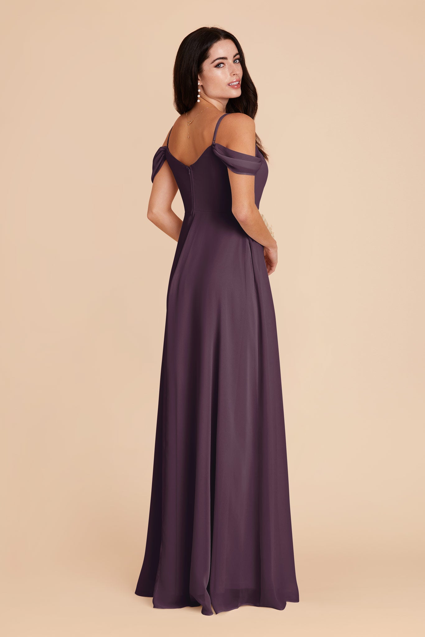 Off-the-Shoulder Convertible Dress with Pockets | Spence Plum