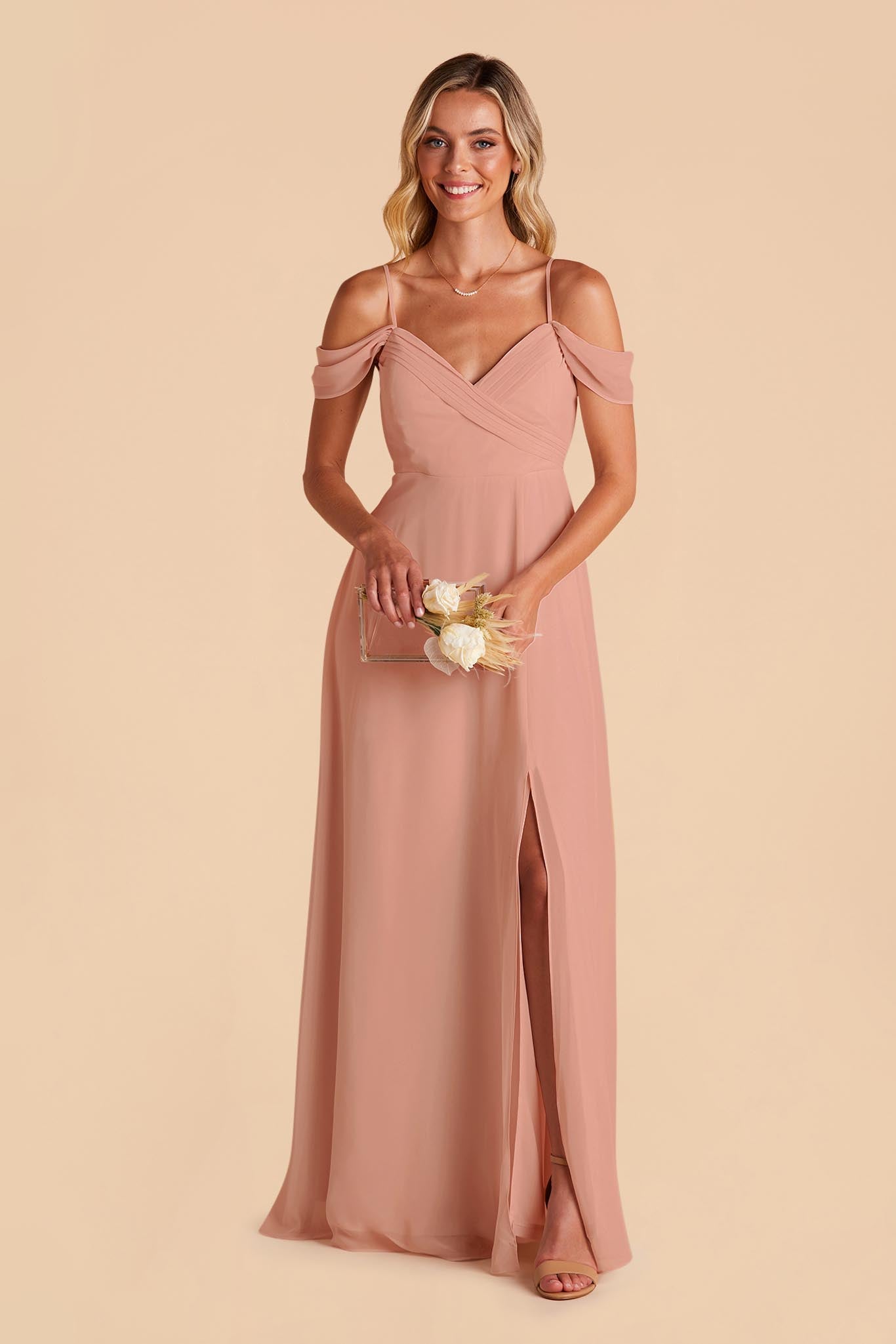 Off-the-Shoulder Convertible Dress with Pockets & 3-Way Sleeves | Spence