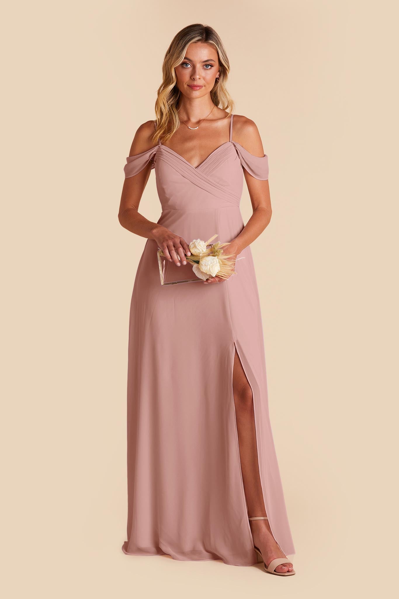 Off-the-Shoulder Convertible Dress with Pockets | English Rose