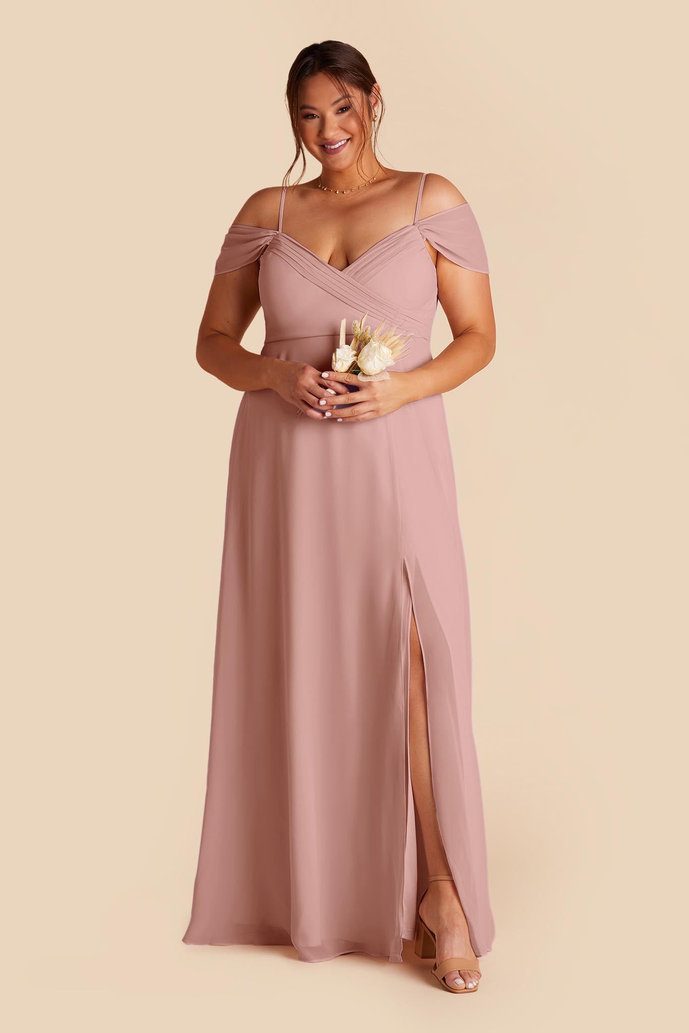 Off-the-Shoulder Convertible Dress with Pockets | English Rose