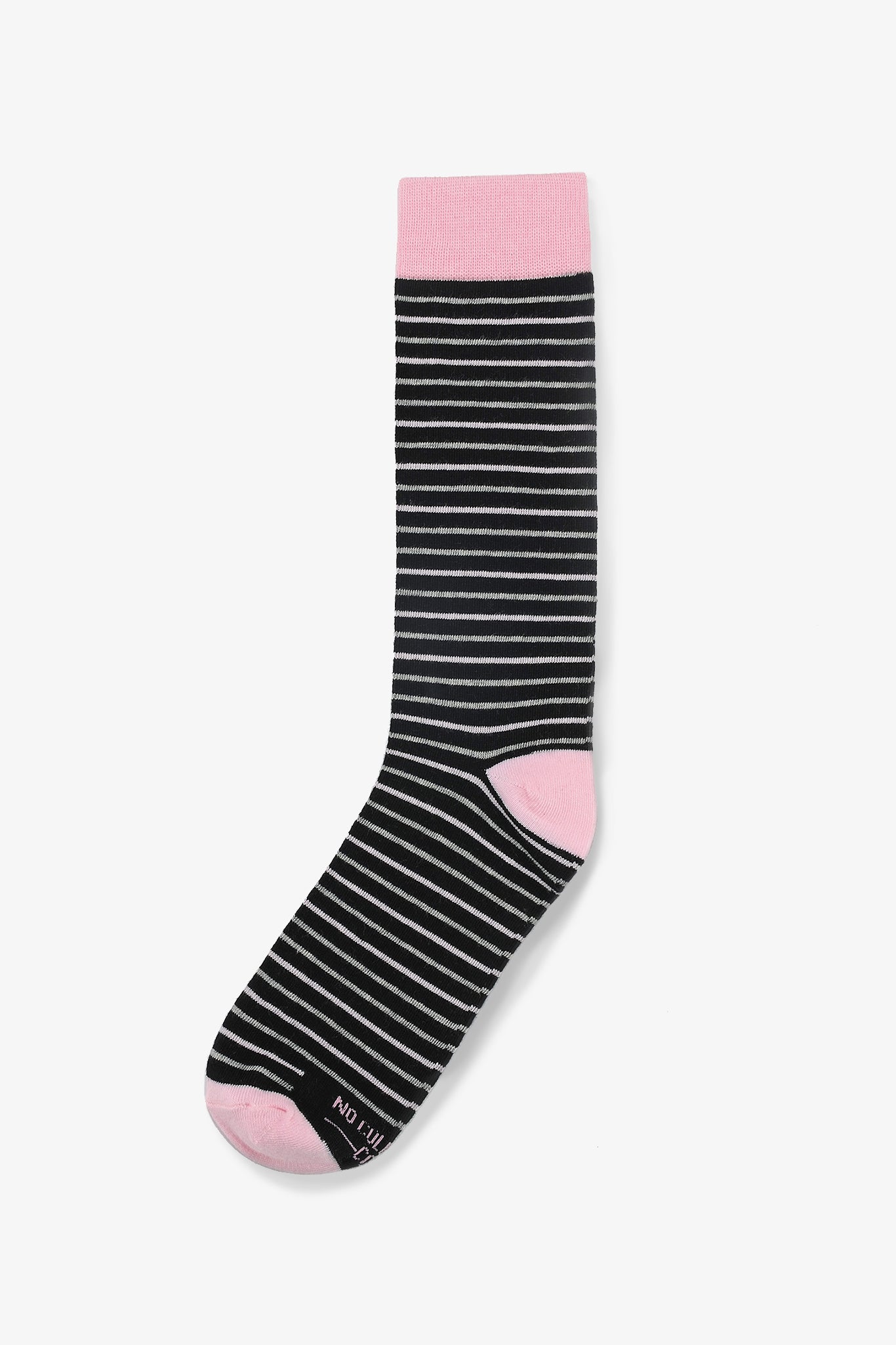 Striped Groomsmen Socks in Pink | No Cold Feet