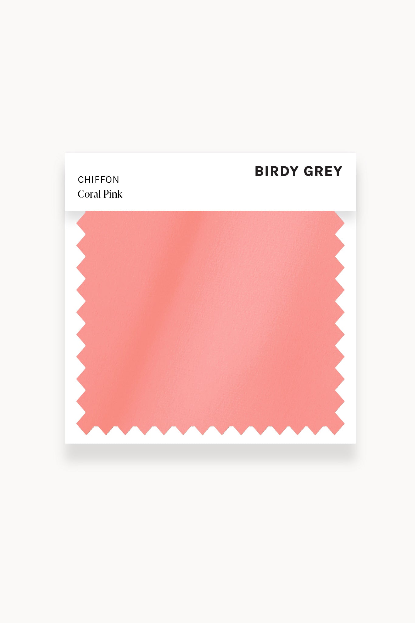 Chiffon Scarf in Coral Pink | Swatch