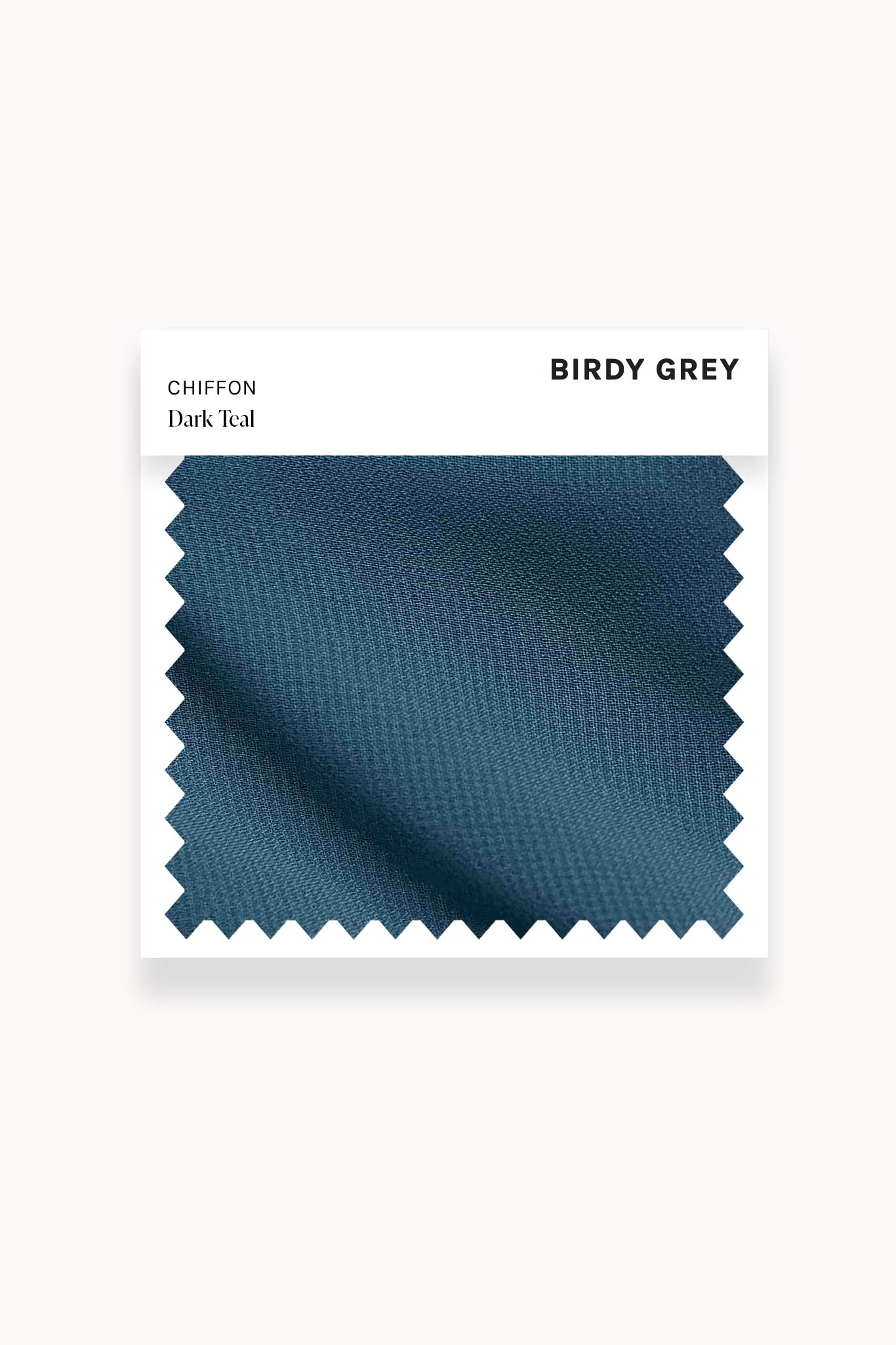 Dark Teal Chiffon Fabric | Swatch