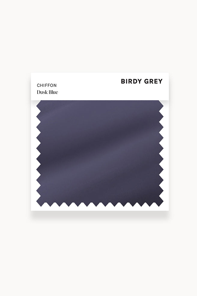 Chiffon Scarf in Dusk Blue | Swatch