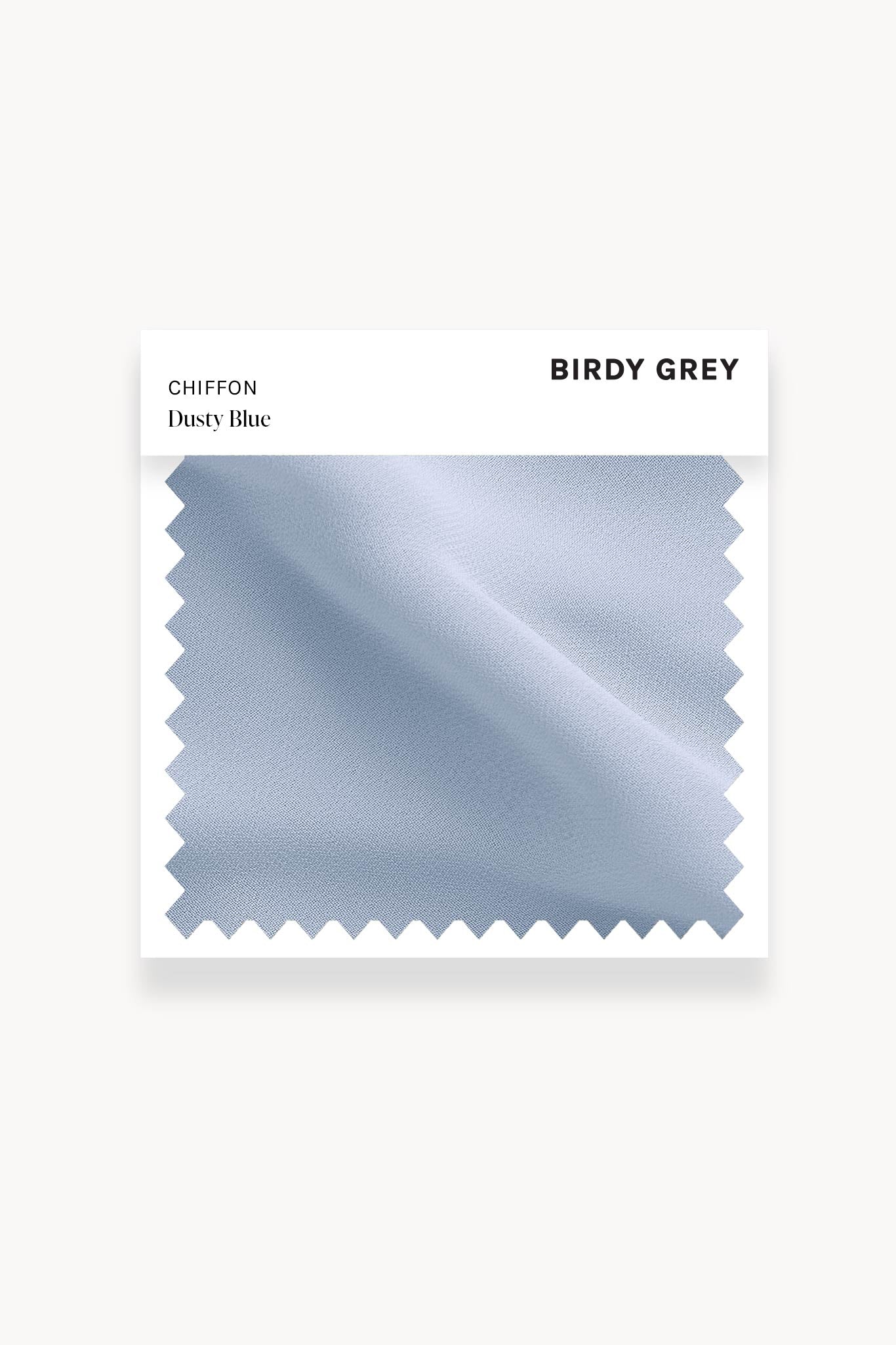 Dusty Blue Chiffon Scarf | Swatch
