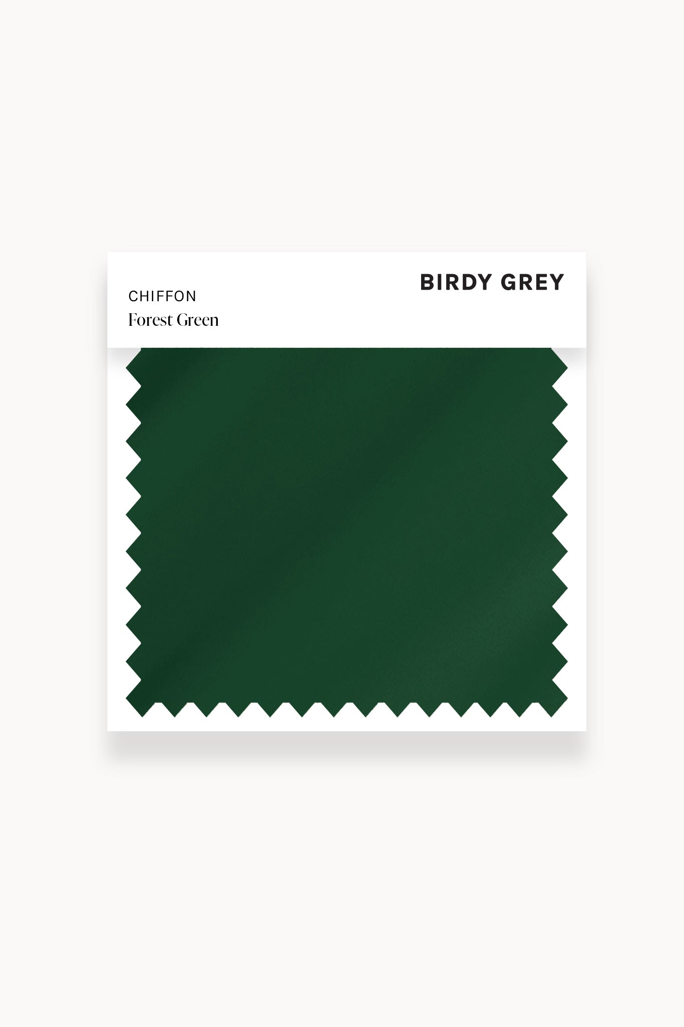 Forest Green Chiffon Fabric | Swatch