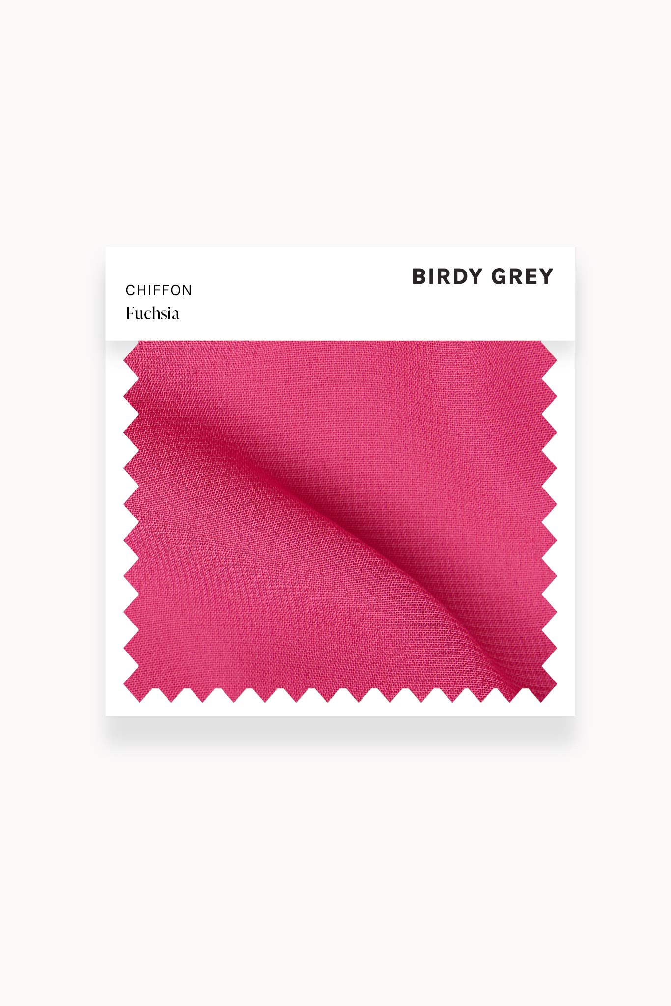 Fuchsia Chiffon Fabric by Swatch | Soft & Lightweight Material
