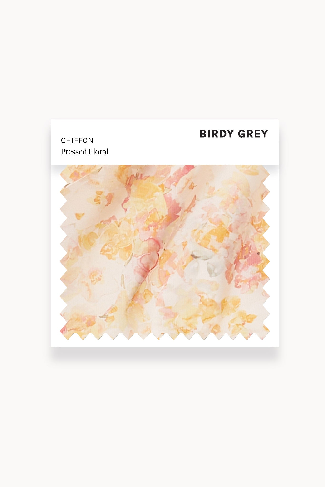 Pressed Floral Chiffon Scarf | Swatch