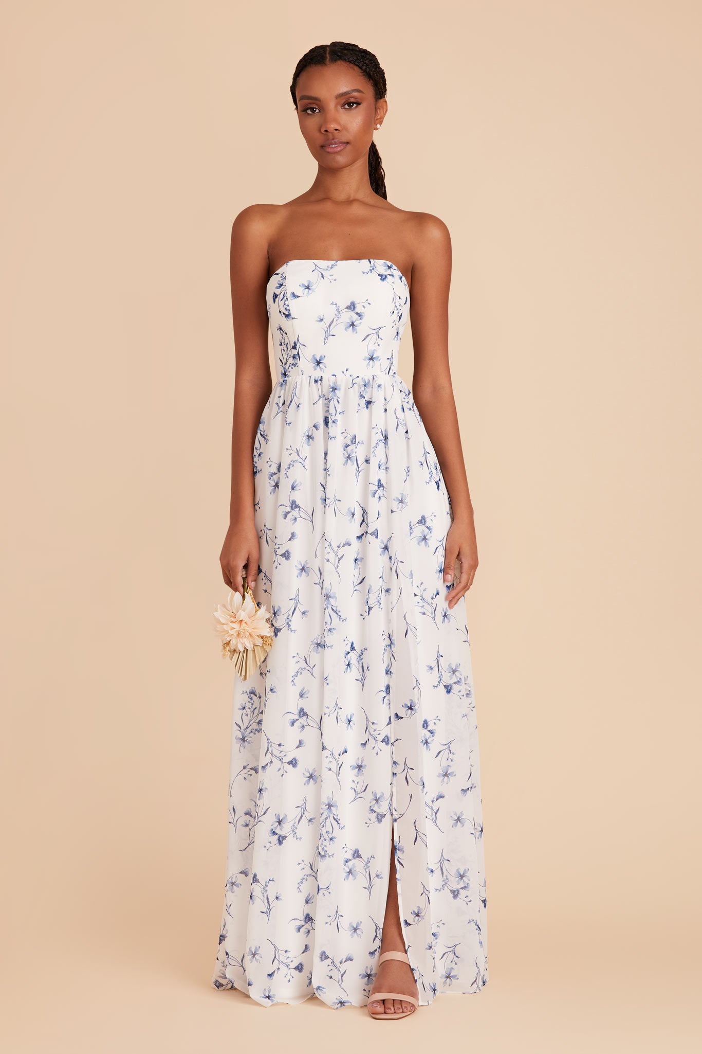 Convertible Dress with Structured Bodice - Blue Le Fleur | August
